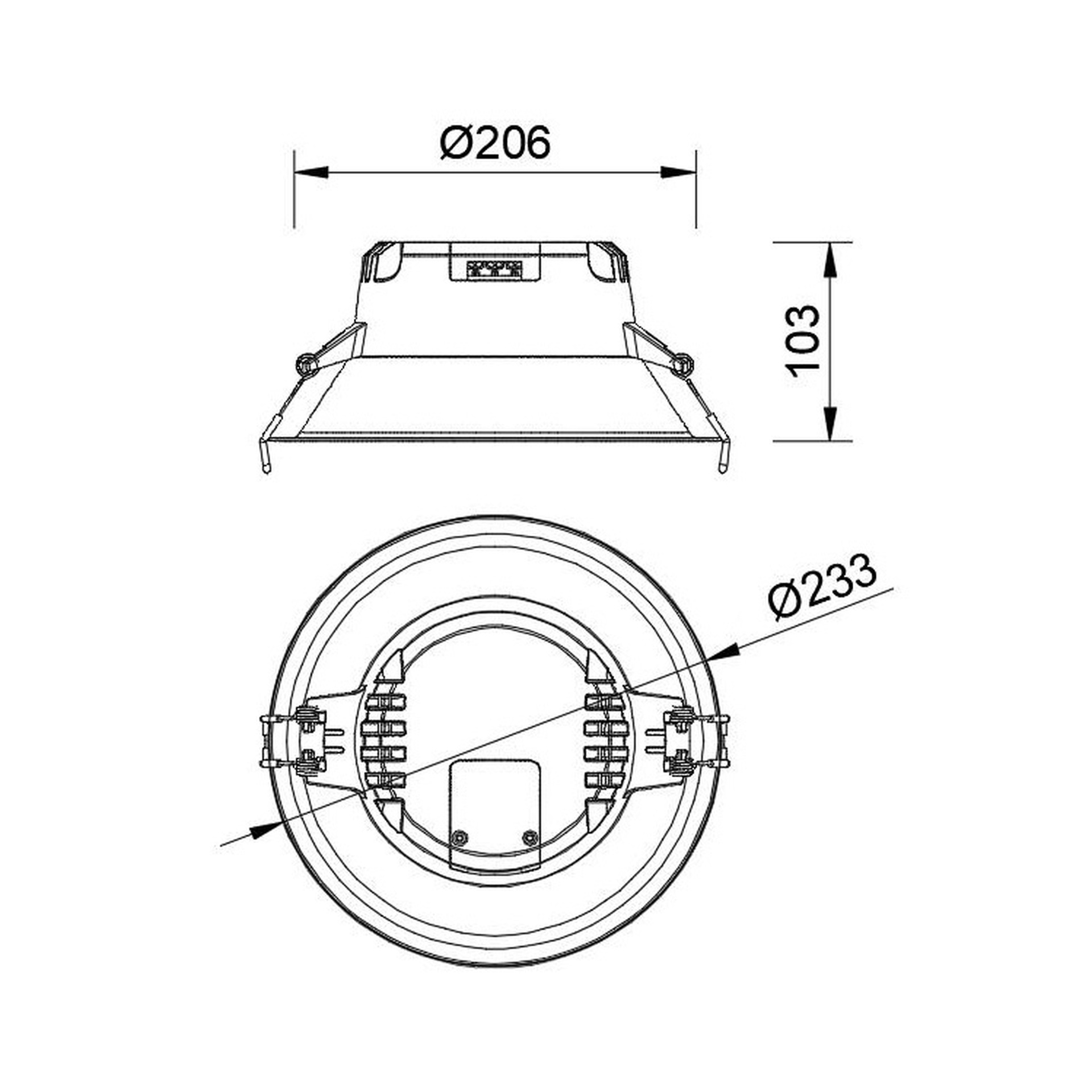 ***OFER/DES*** MEDANO * DOWNLIGHT LED RottoNDO - COMFORT  21W - 3000K