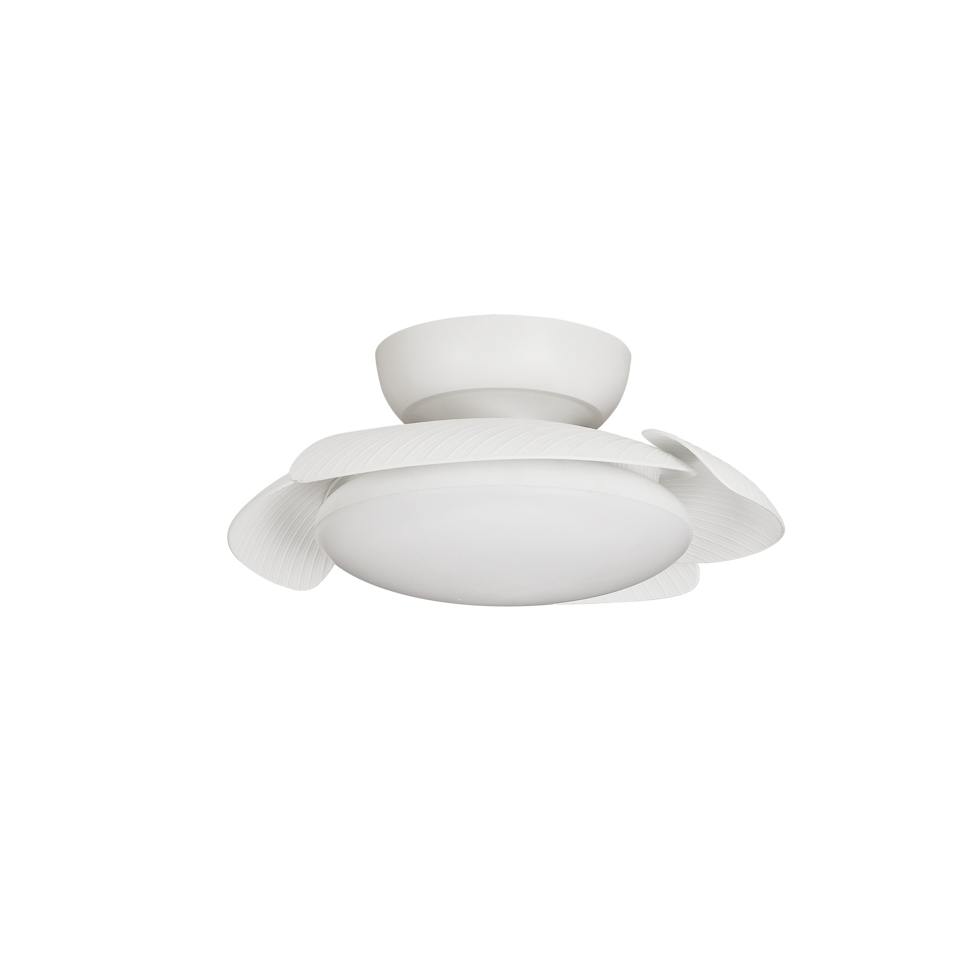 Aloha · Ventilador de aspas desplegables con luz · Blanco