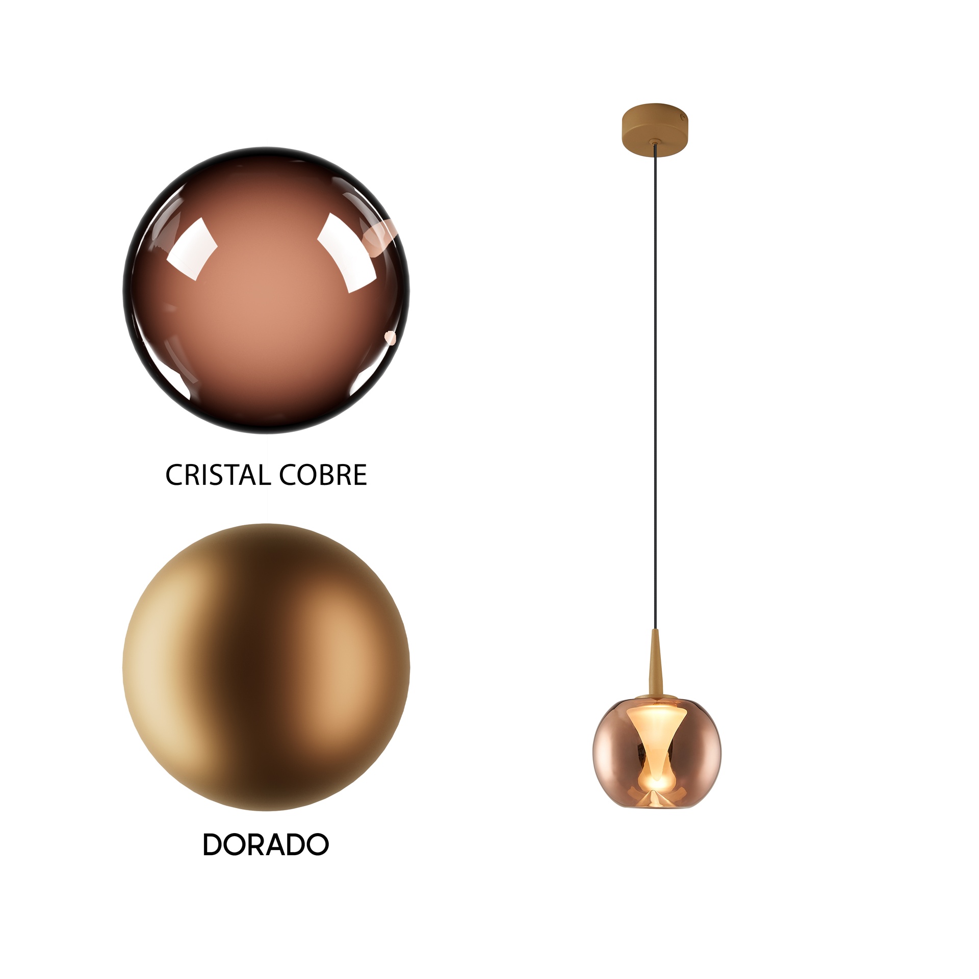 Andromeda · Luminaires de plafond · Or