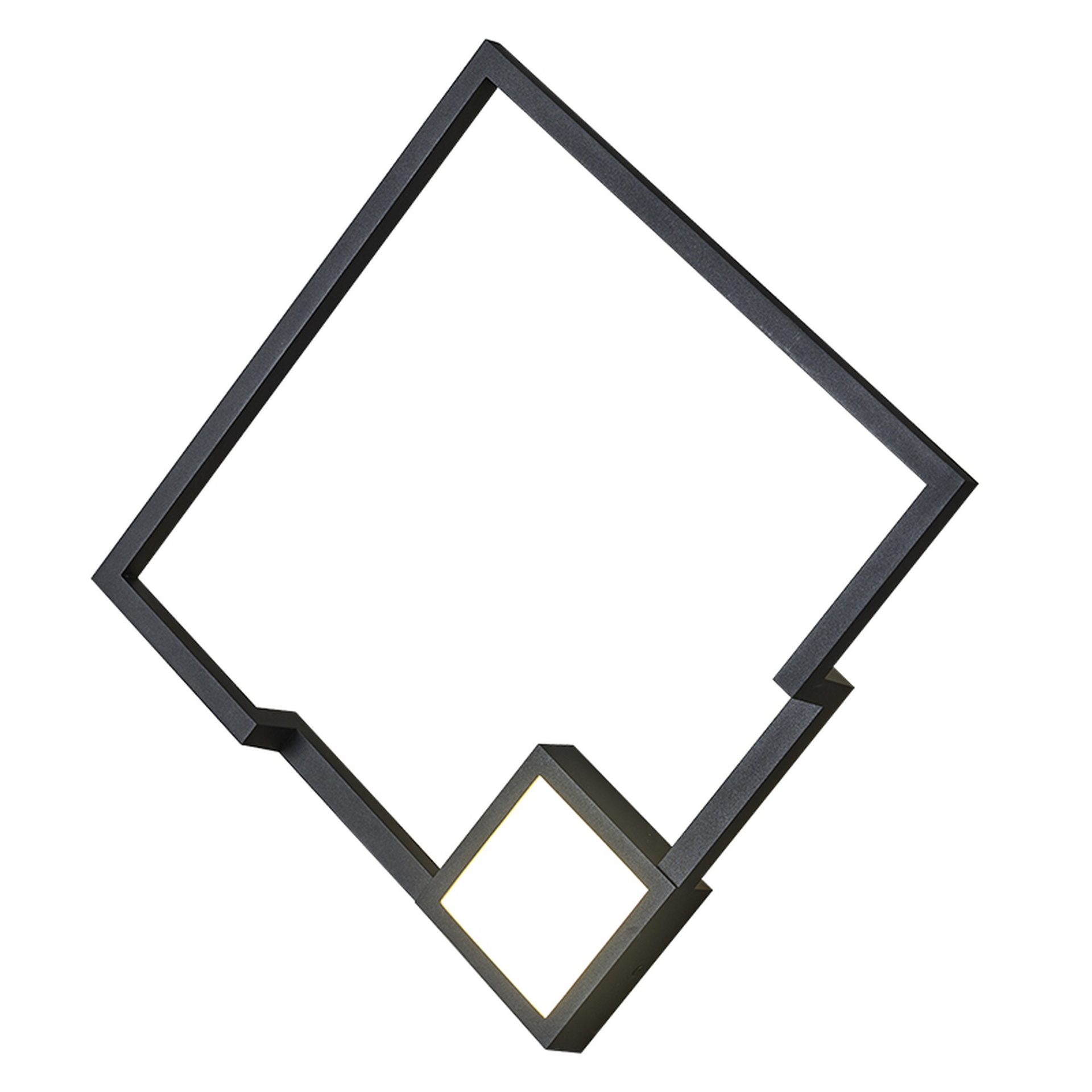 ***OFER/DES*** BOUTIQUE BLACK * LED WALL LAMP 24W DIMMABLE