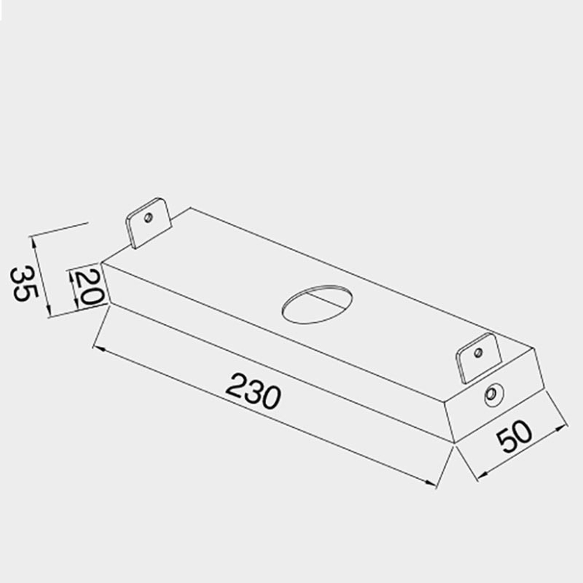 ***OFER/DES*** BOUTIQUE BLACK *  EXTENSION COUPLING FOR WALL LAMP 40W (7