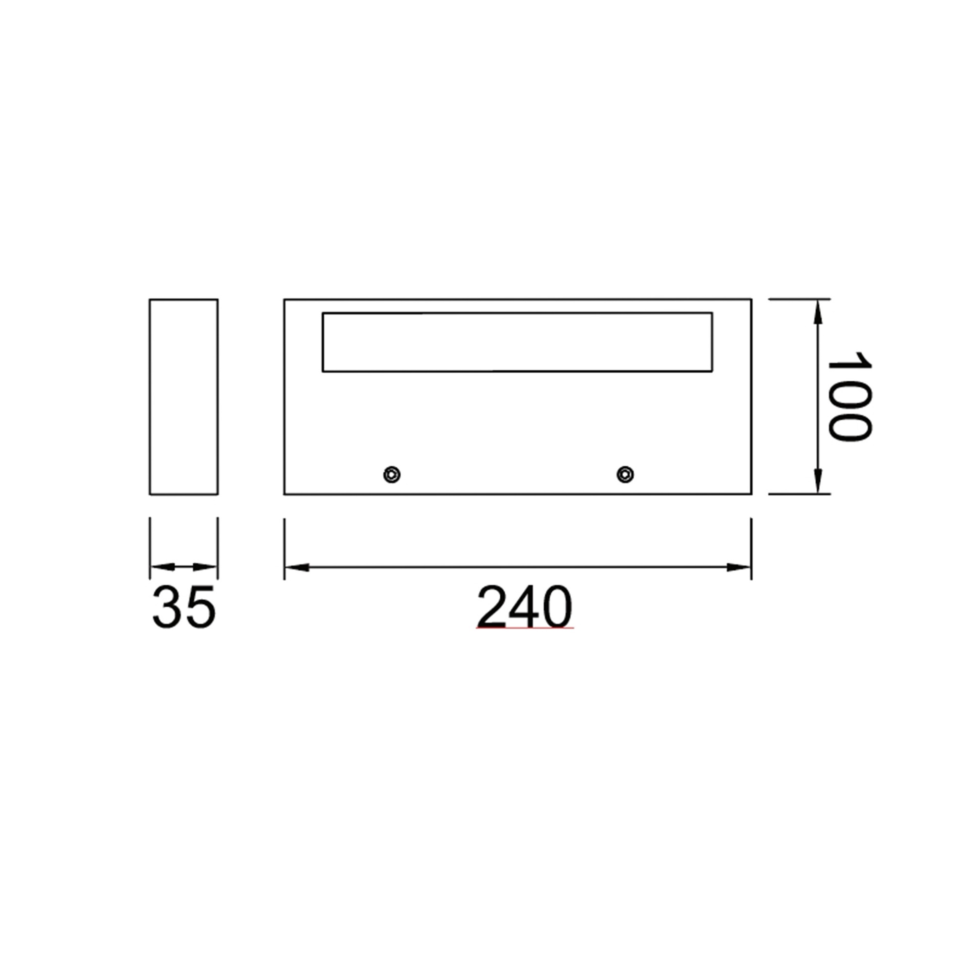 CONIL * WALL LIGHT LED 20W CCT DIM WHITE