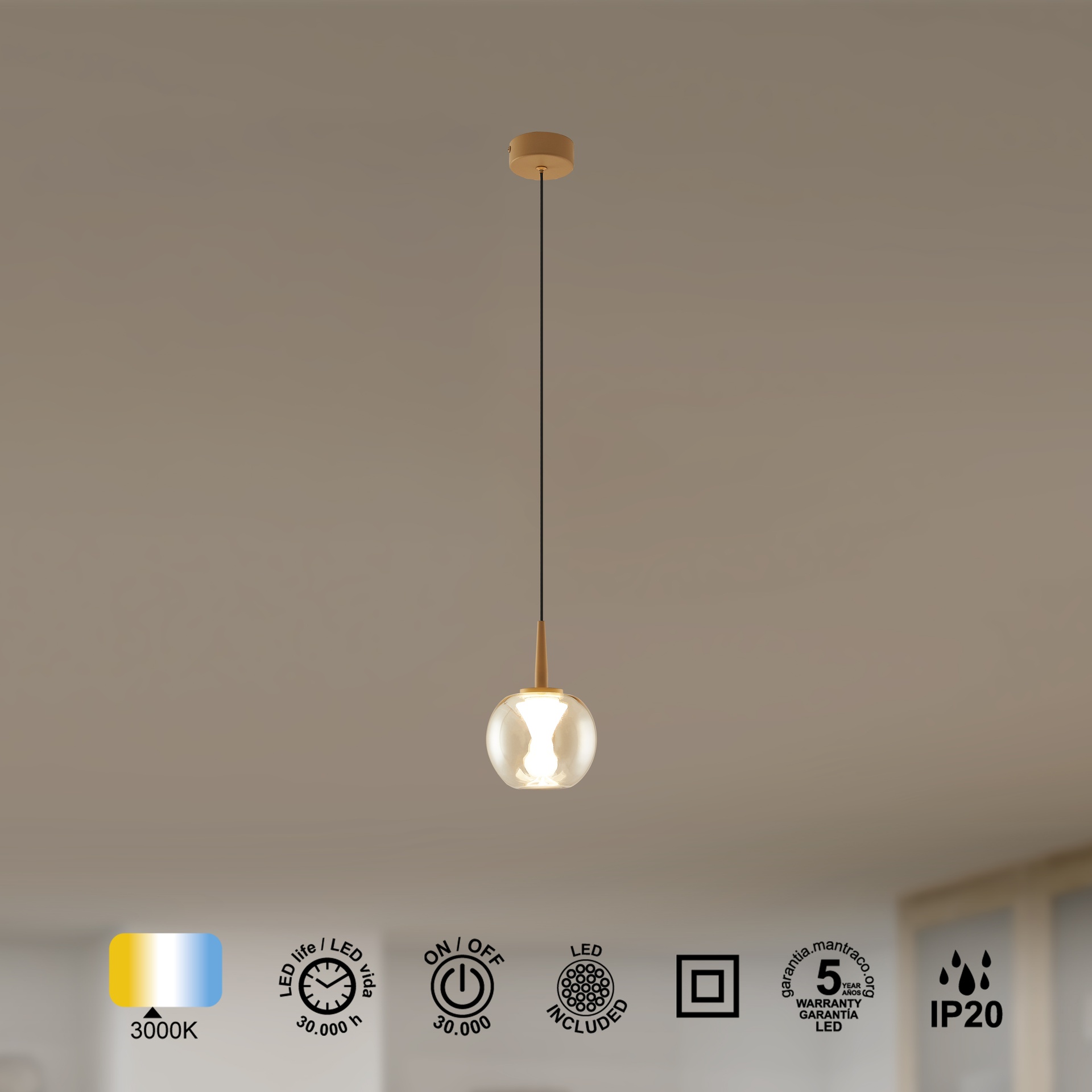 Andromeda · Luminaires de plafond · Or