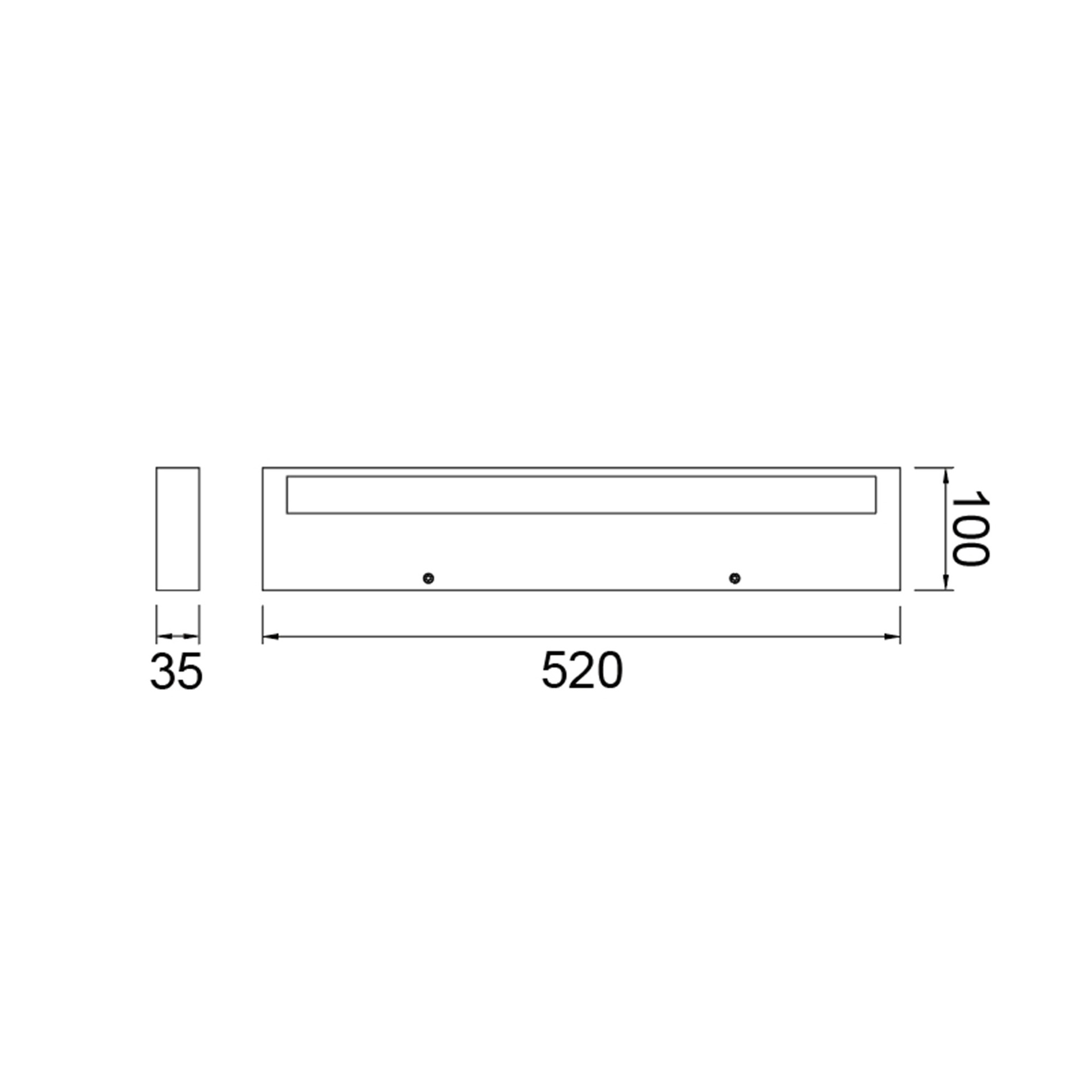 CONIL * WALL LIGHT LED 40W CCT DIM WHITE