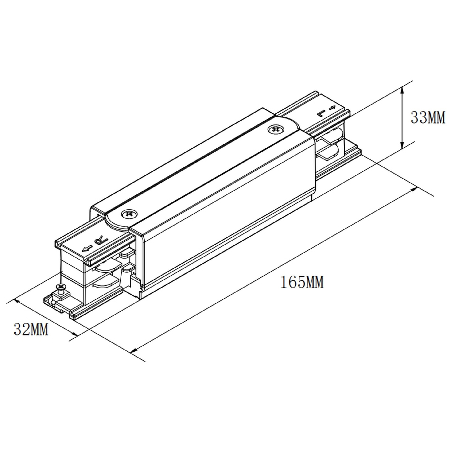 Carriles Trifásicos ECO · Trifásico 220V · Blanco