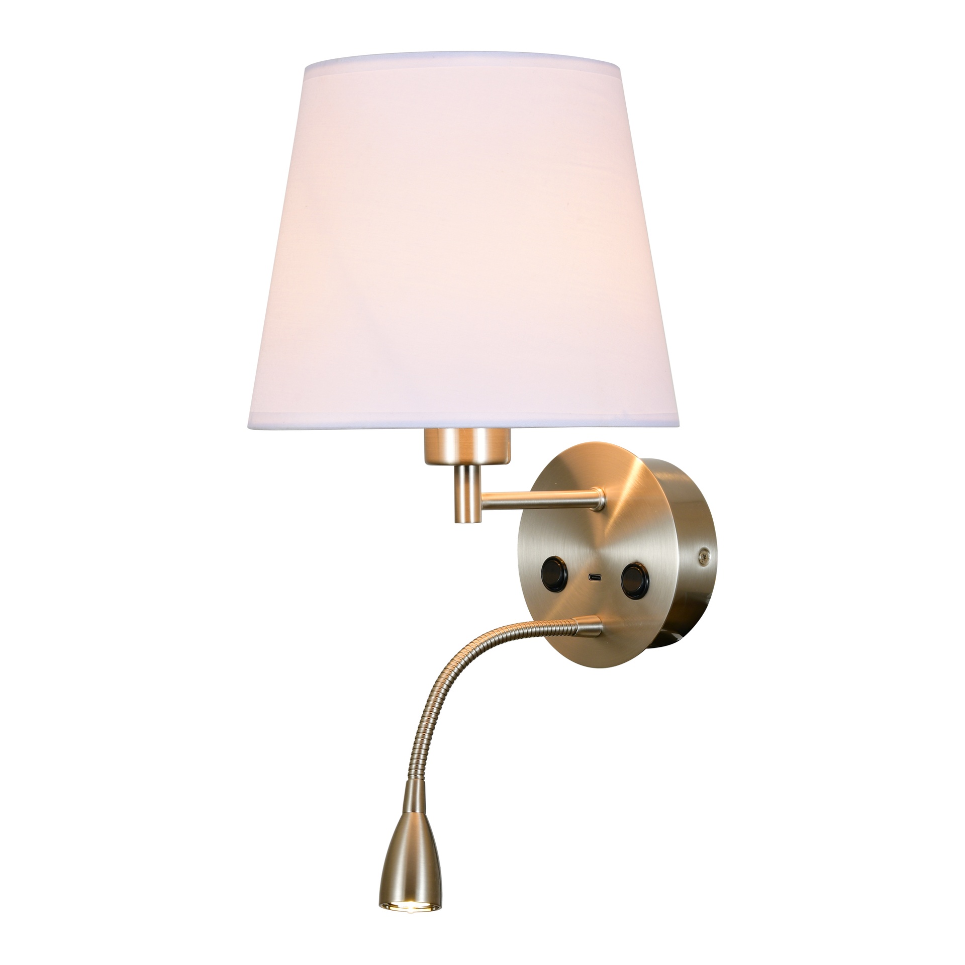 Caicos · Luminaires muraux · Nickel satiné