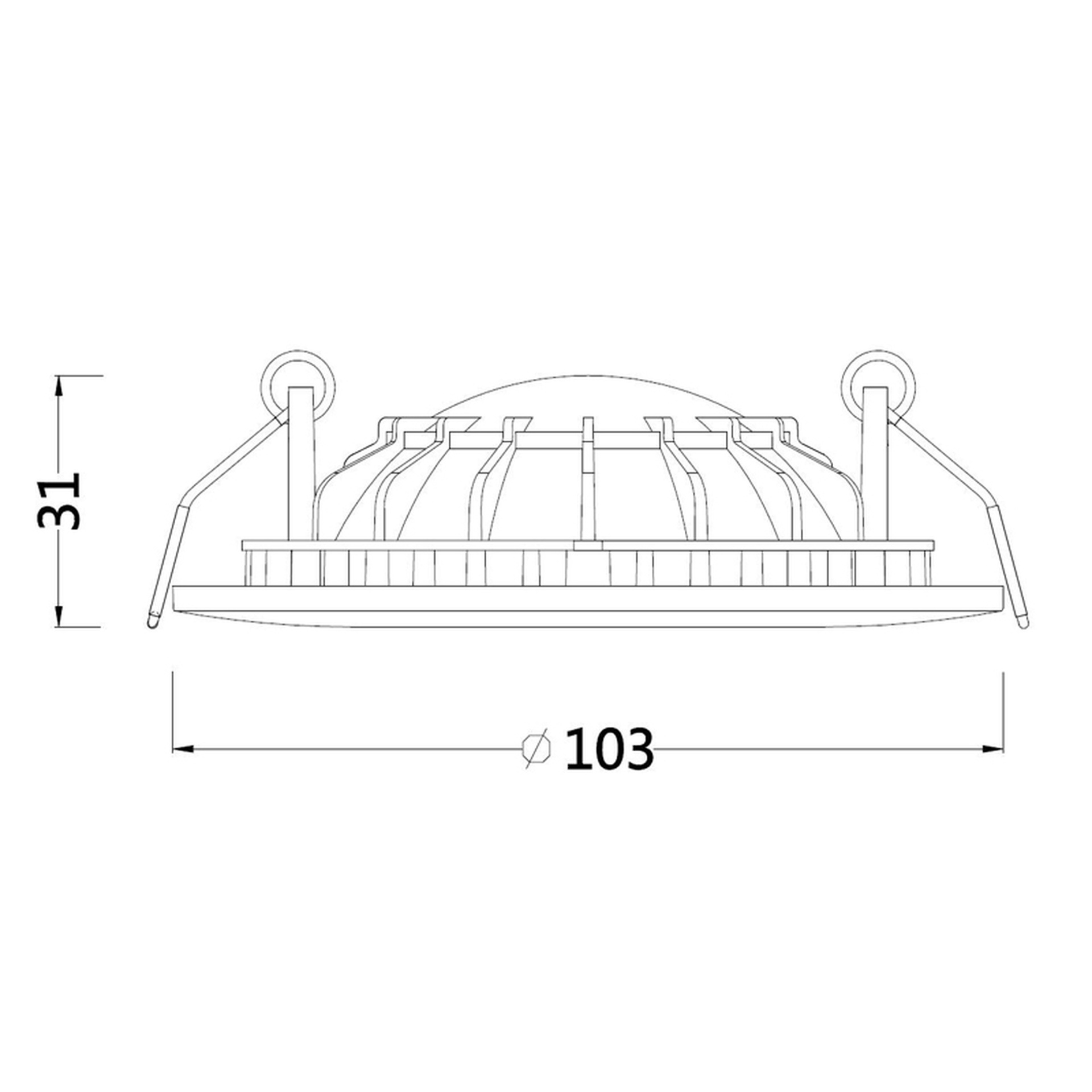 Cabrera · Luminaires encastrés · Blanc mat