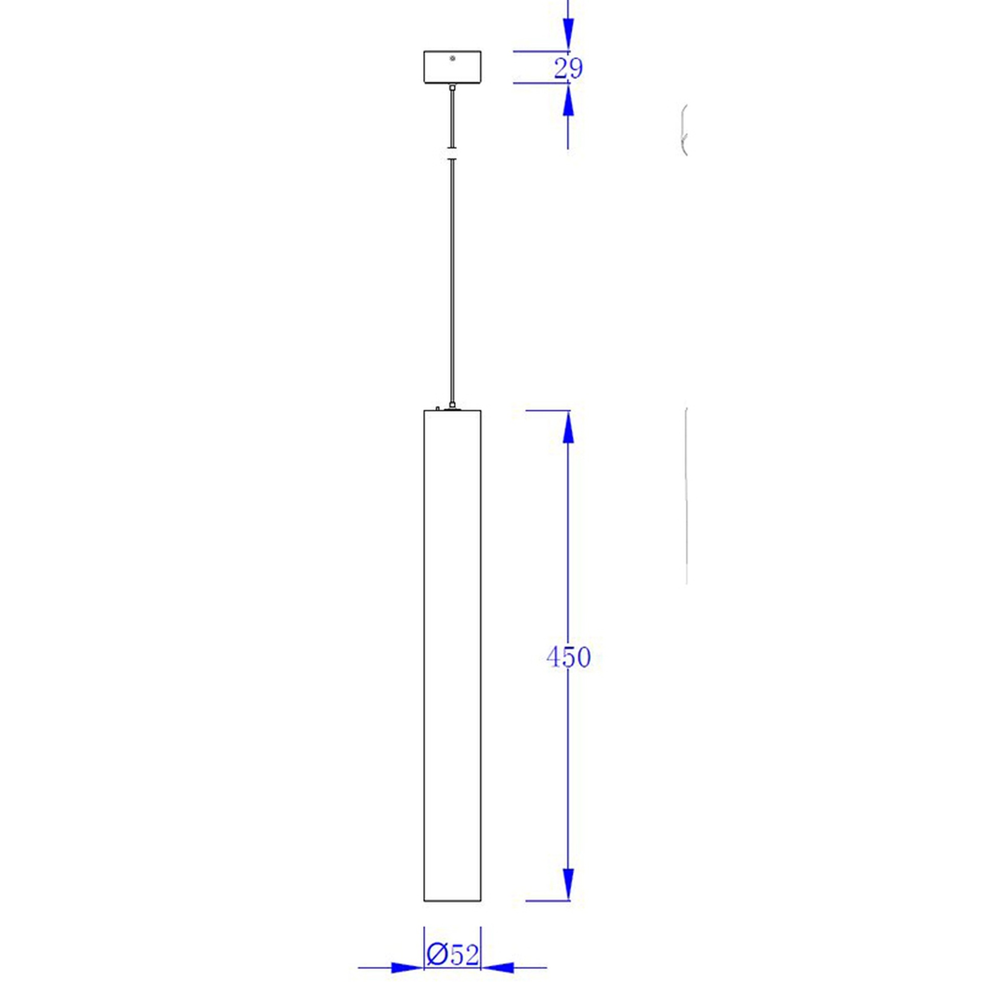 BOLONIA * SOSPESO LED NERO 10W  CCT