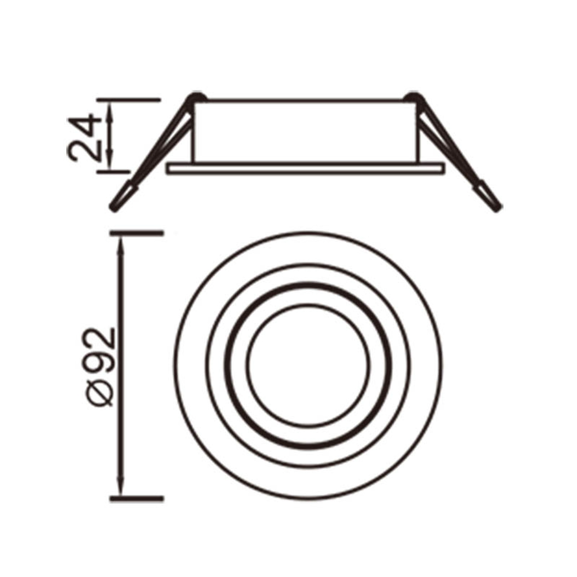 BASICO GU10 * RECESSED GU10 SANDY