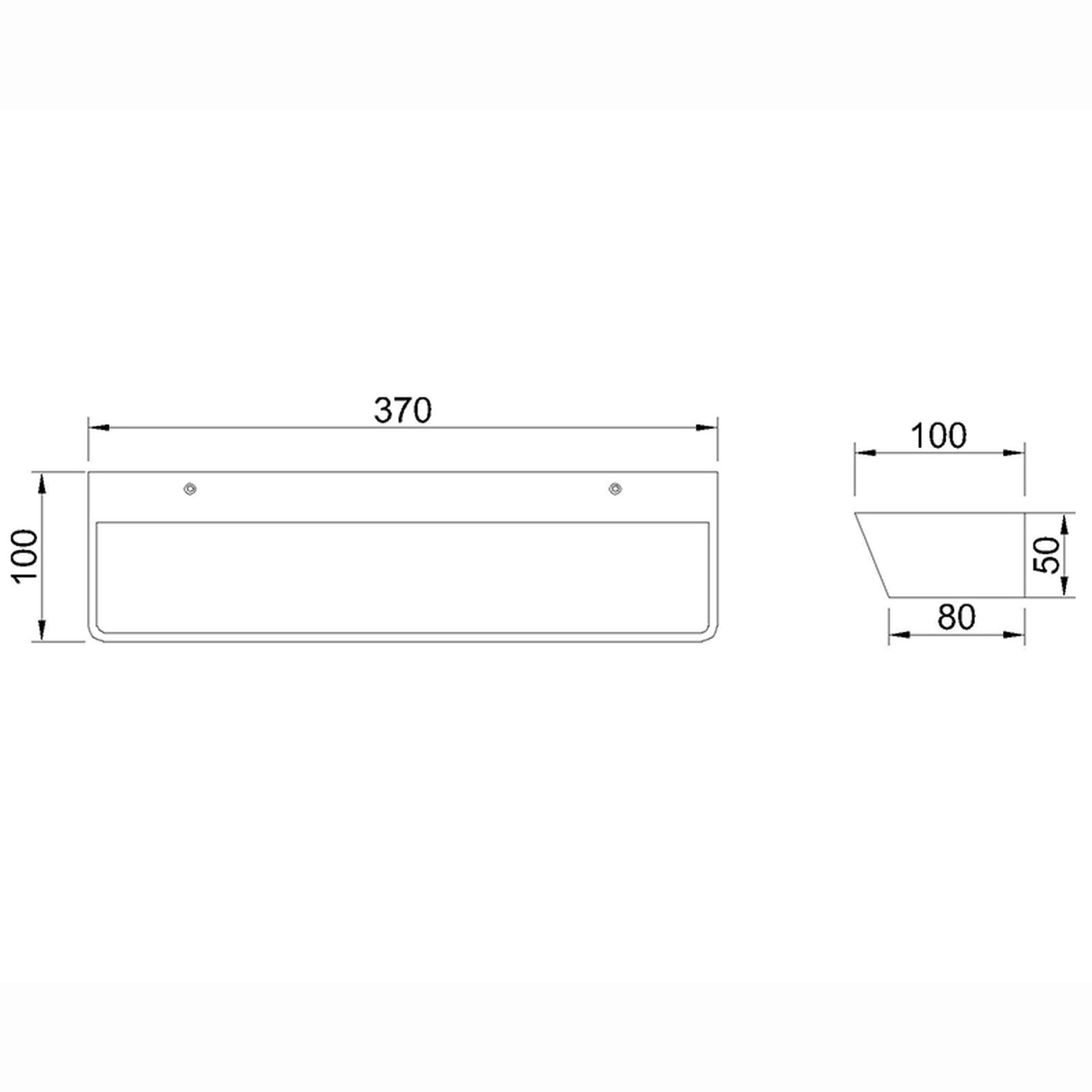 ALTEA * APPLIQUE LED BIANCO 30W - 4000K