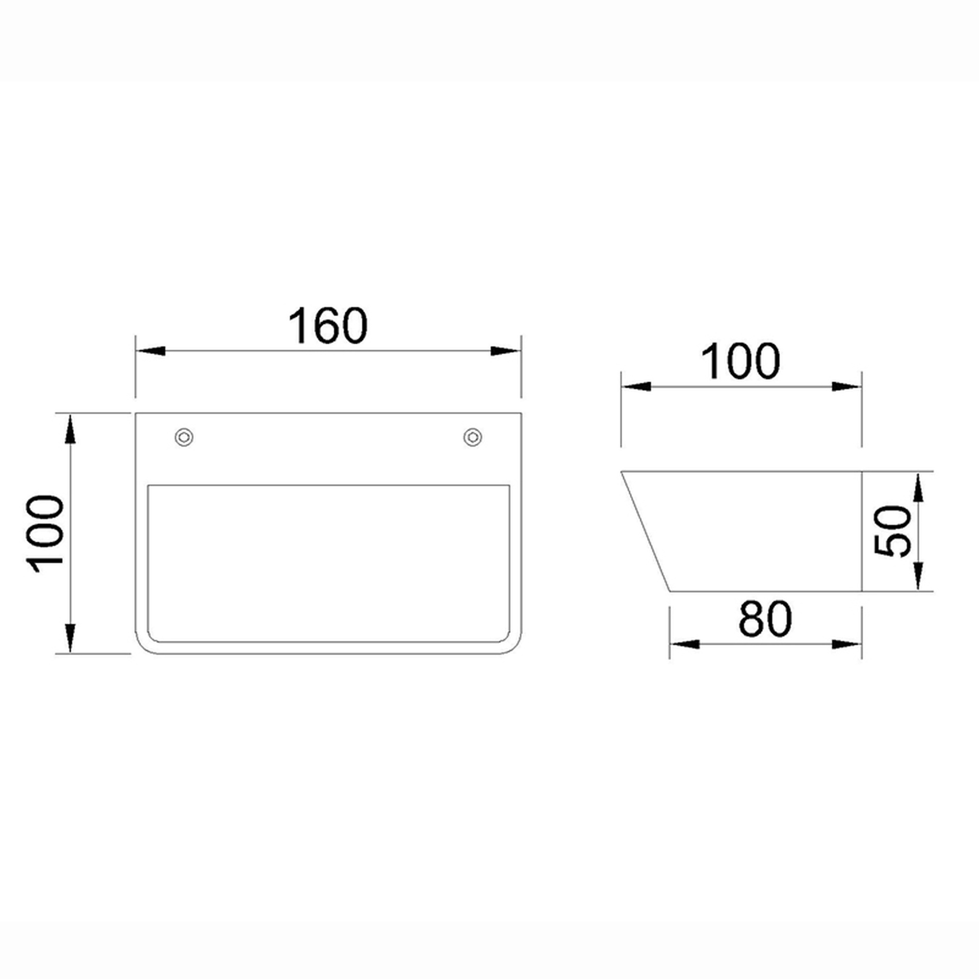 ALTEA * APPLIQUE LED BIANCO 15W - 4000K