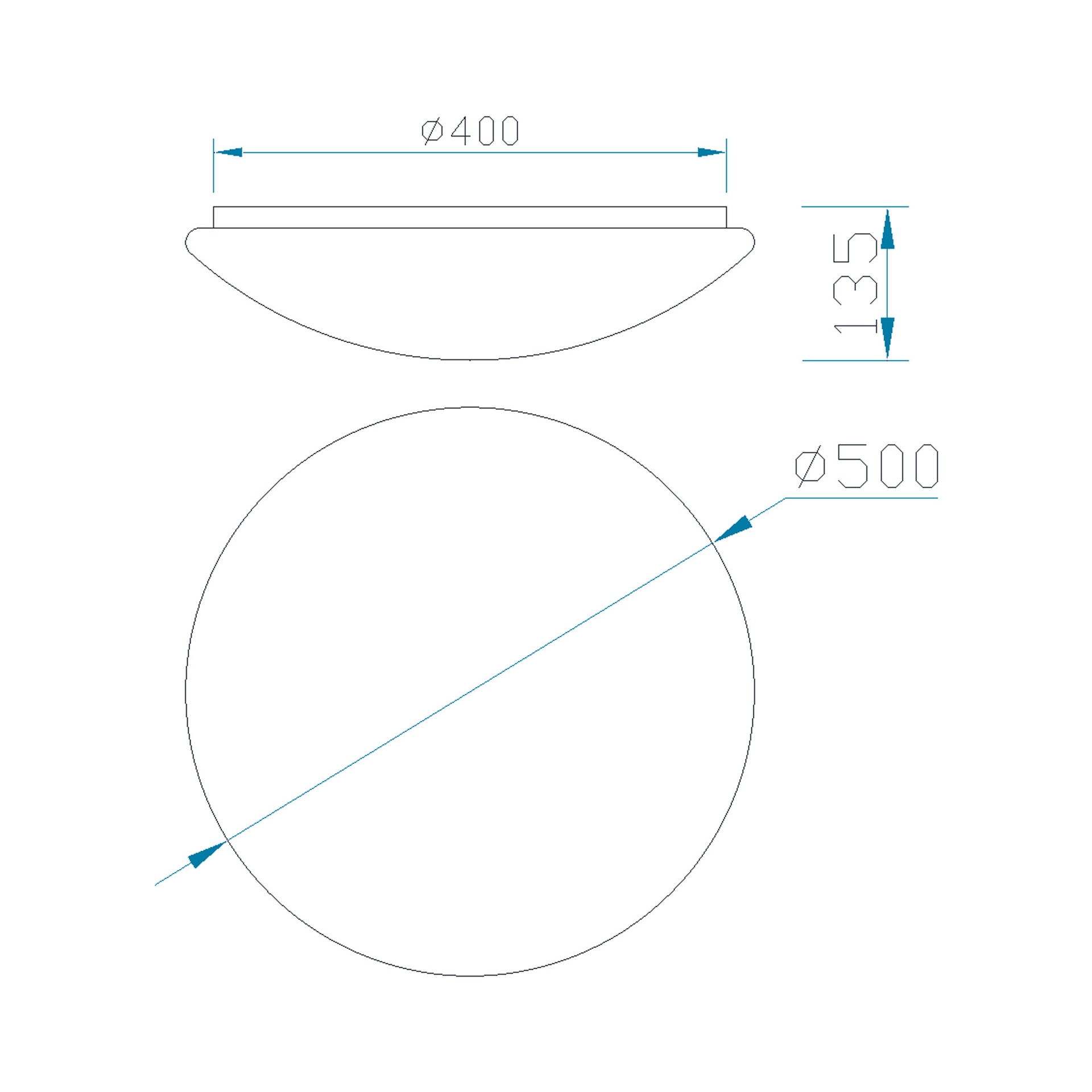 Zero · Plafonniers · Blanc