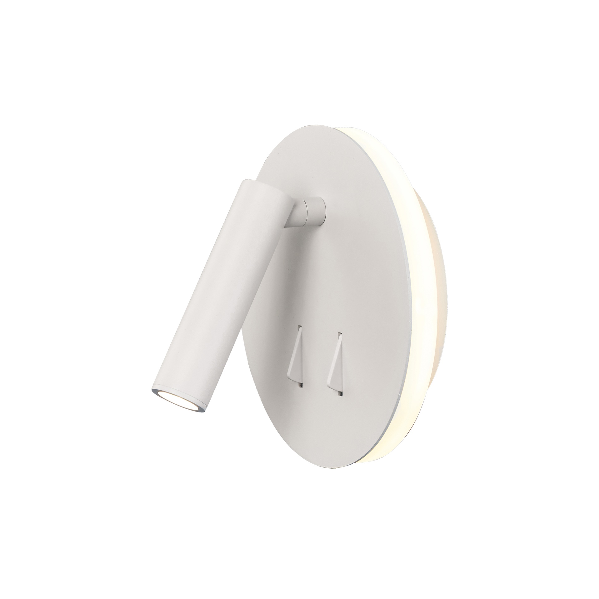 CAYMAN R* WHITE LED READING/WALL LAMP  3W+6W 3000K