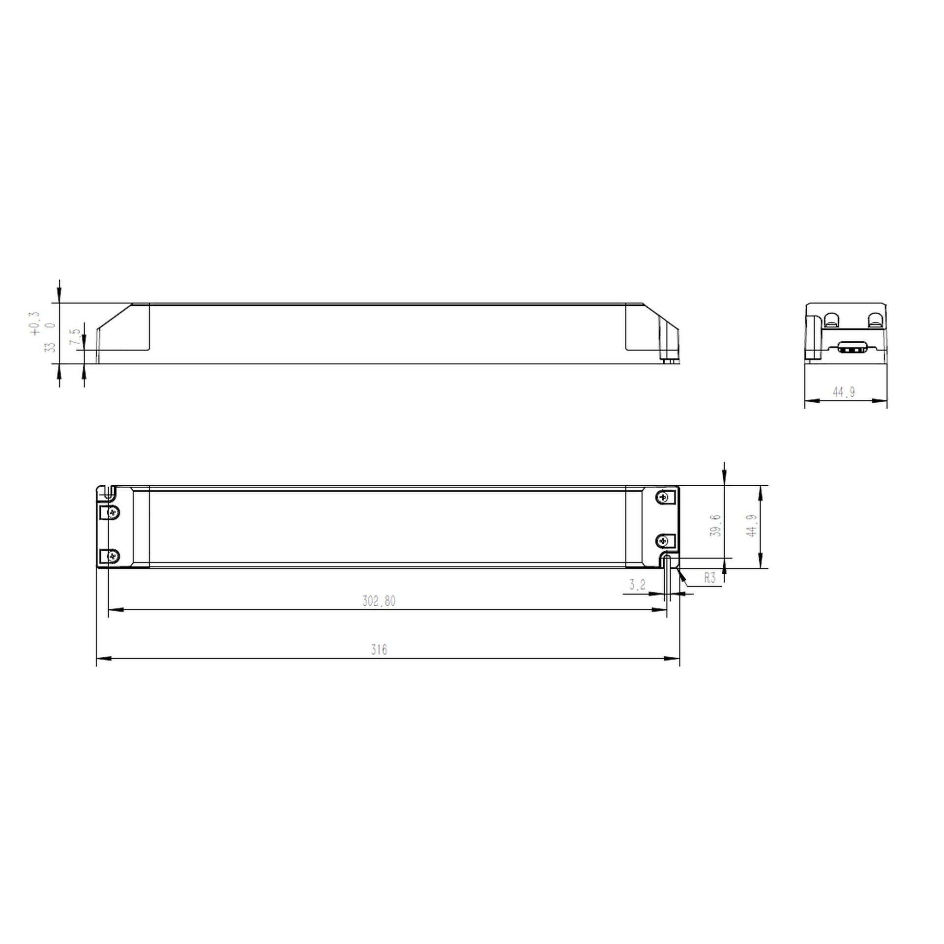 DRIVER CONSTANT TENSIONIP20 24VDC  120W (SEA120-24VL) 