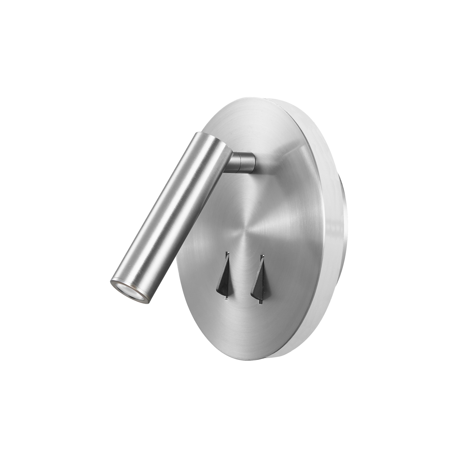 CAYMAN R* LED WALL LAMP/ READING - SATIN NICKEL  3W+6W 3000K