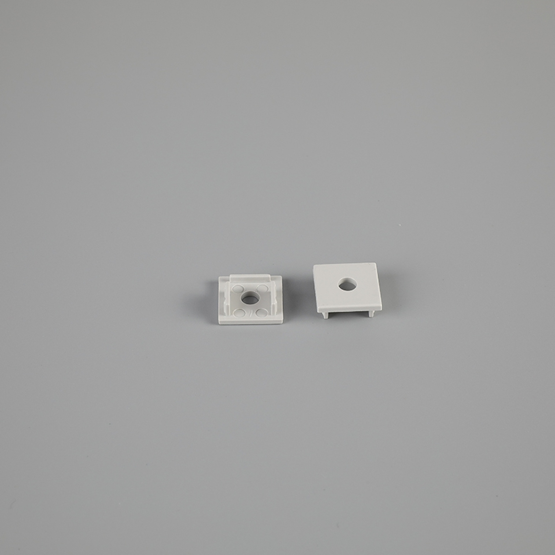END CAP ALMINIUM PROFILE WITH HOLE  EMP. 2000*56*15mm