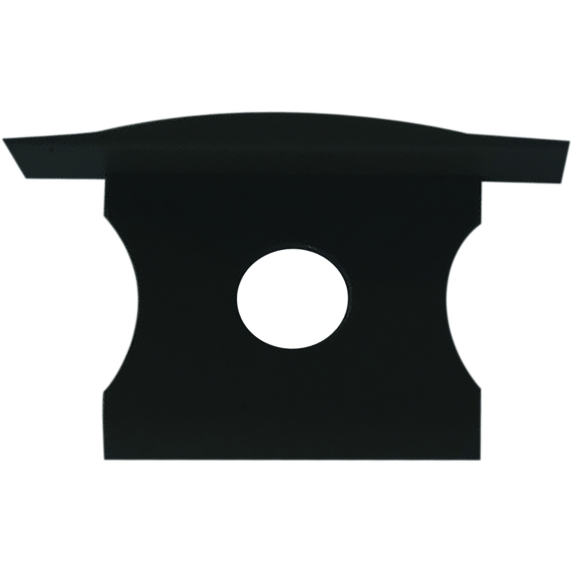 COPERCHIO C/ AGUJ PROFILO ALU. NERO 2000*17.3*15,3mm