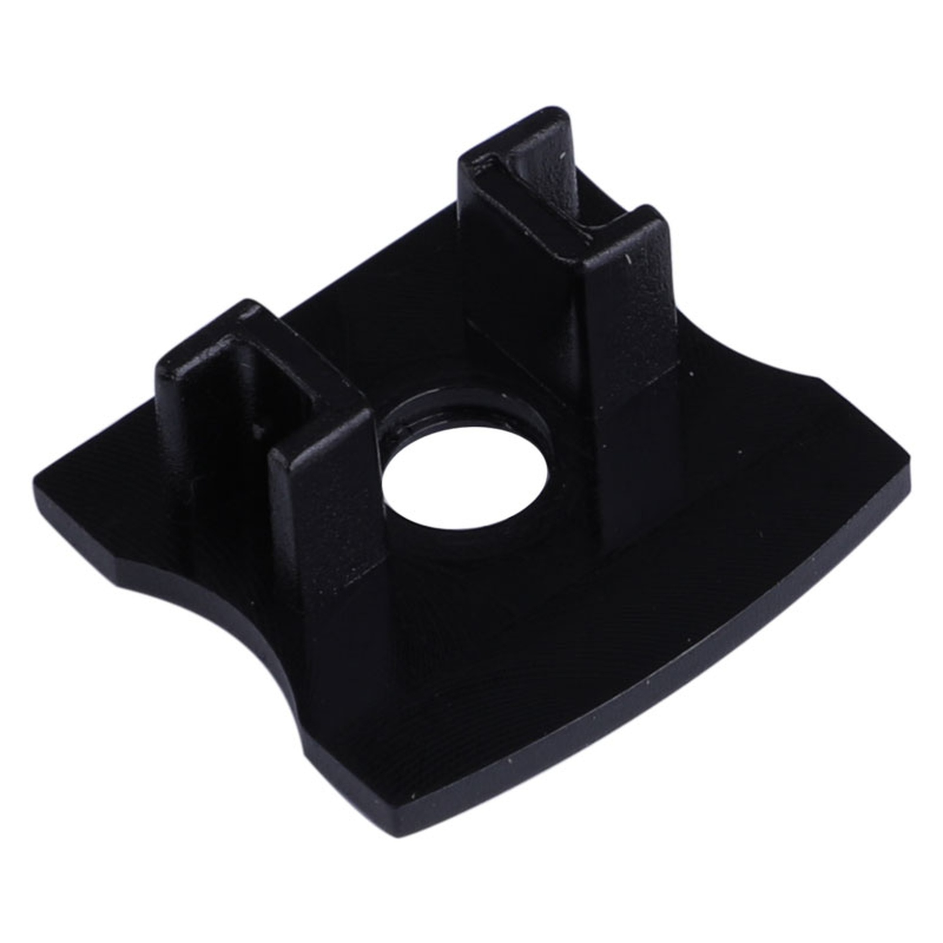 END CAP ALMINIUM PROFILE WITH HOLE . BLACK 2000*17.1*15,3mm
