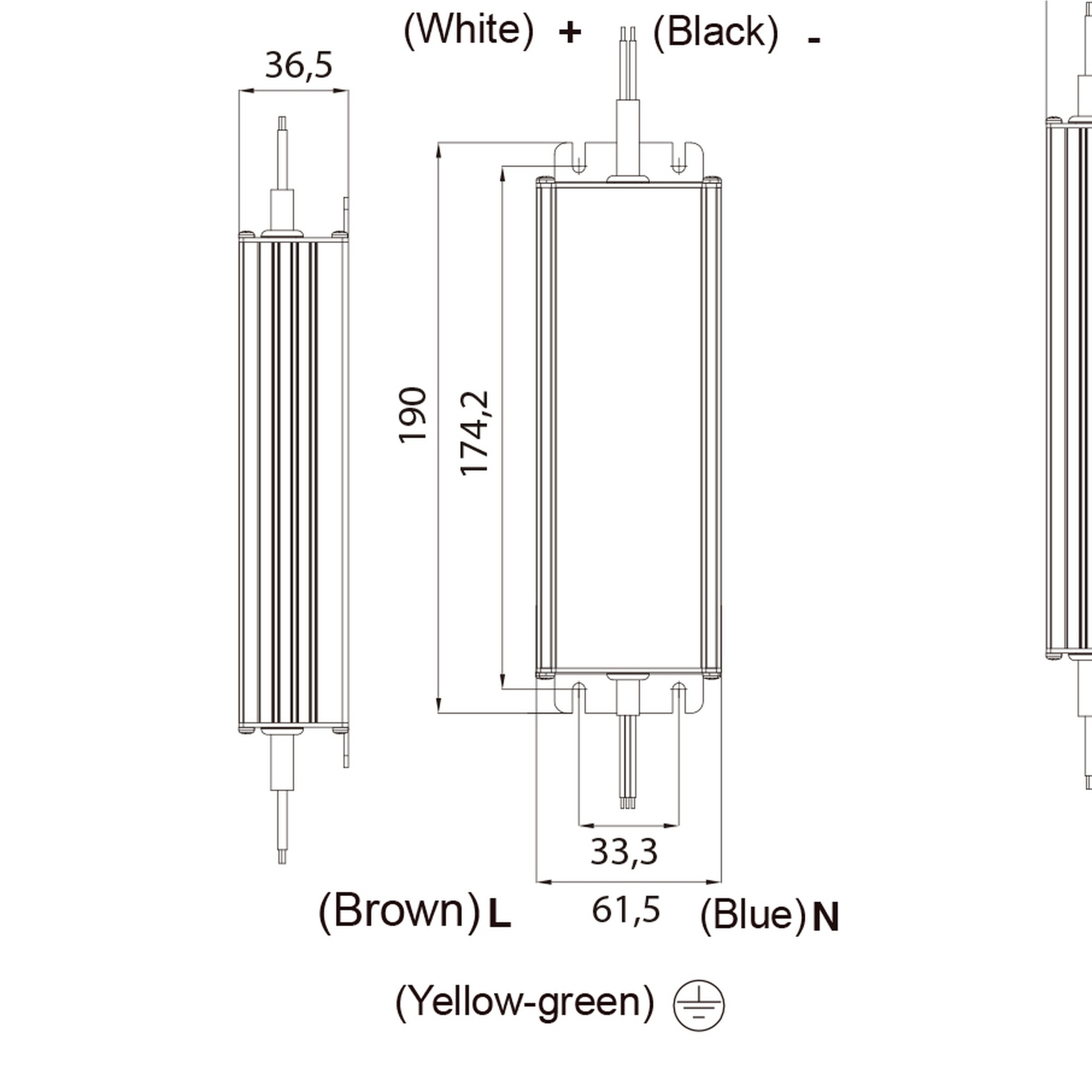DRIVER CONSTANT TENSIONIP67 24VDC  150W (SPE150-24VPL) 