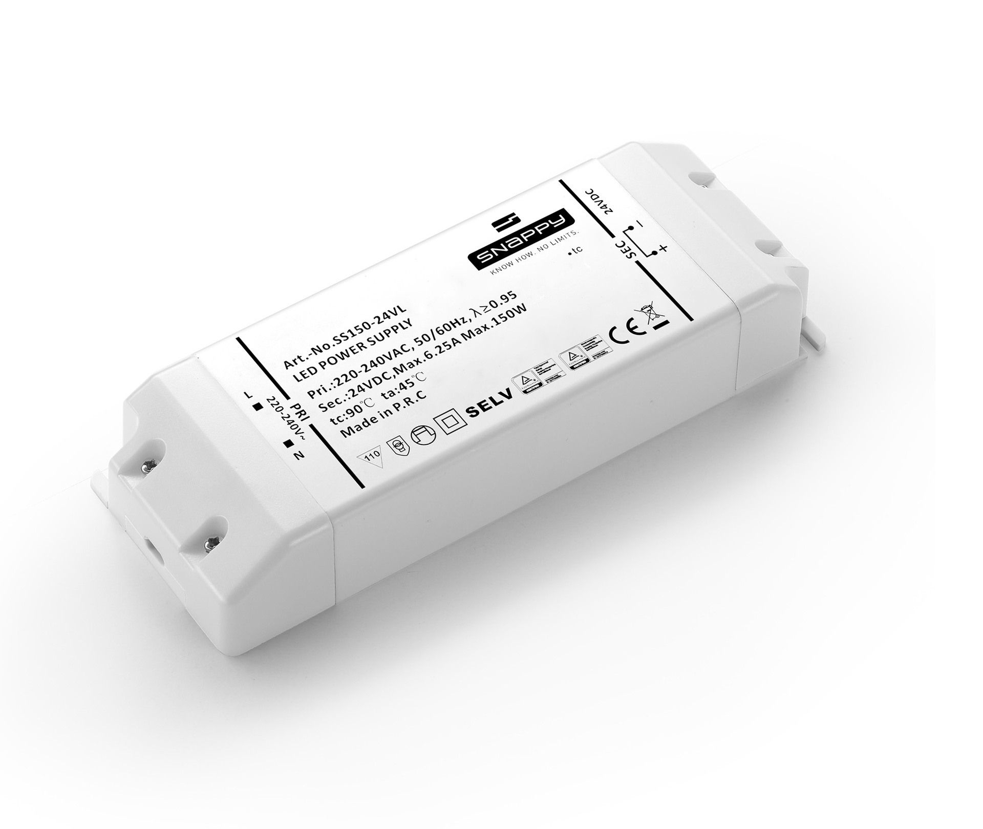 DRIVER CONSTANT TENSIONIP20 24VDC  150W (SS150-24VL) 