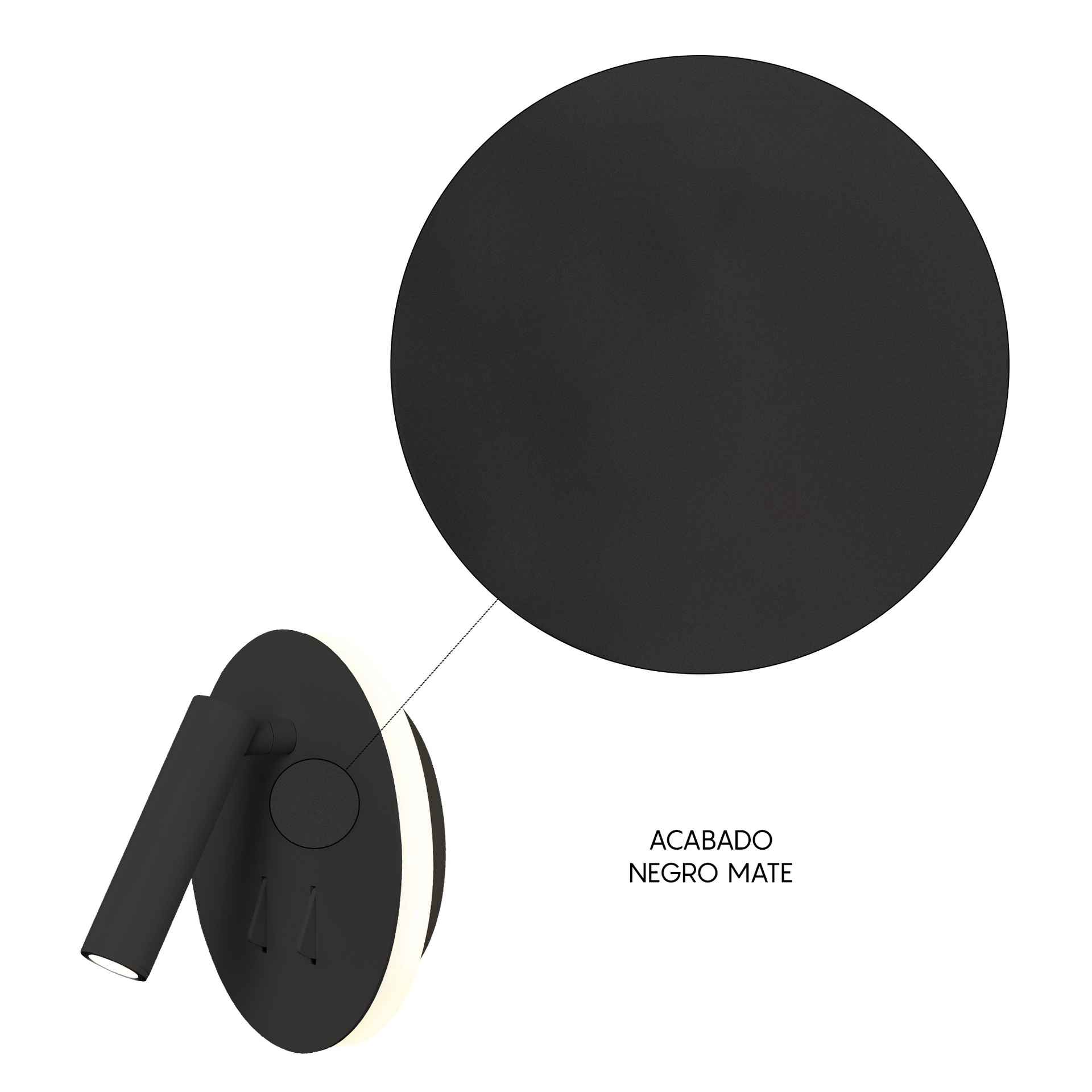 Cayman · Luminaires muraux · Noir mat