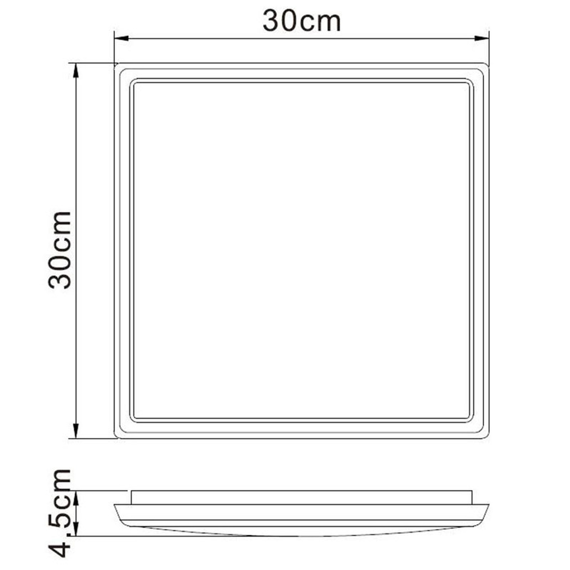 ***OFER/DES*** ANETO * PLAFONNIER/APPLIQUE LED IP65 30*30 18W 4000K