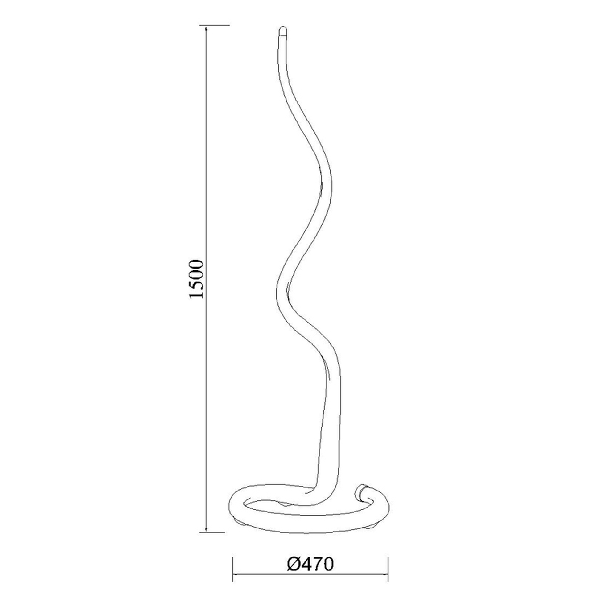 ***OFER/DES*** ADAGGIO TRANSPARENT * FLOOR LAMP