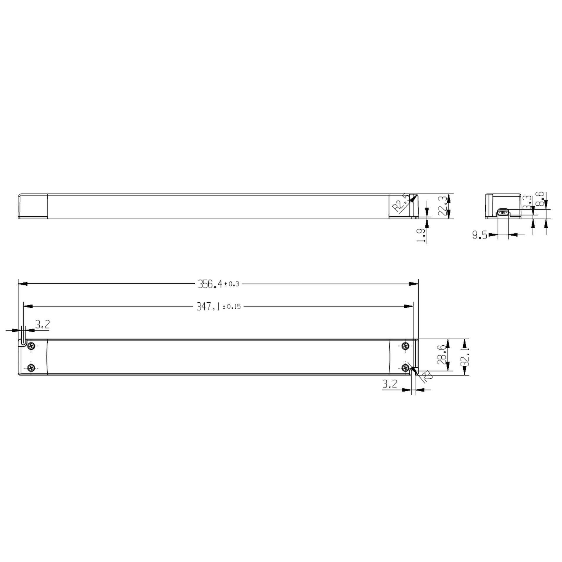 DRIVER TENSIONE COSTANTE IP20 48VDC 240W (SL240-48VF)
