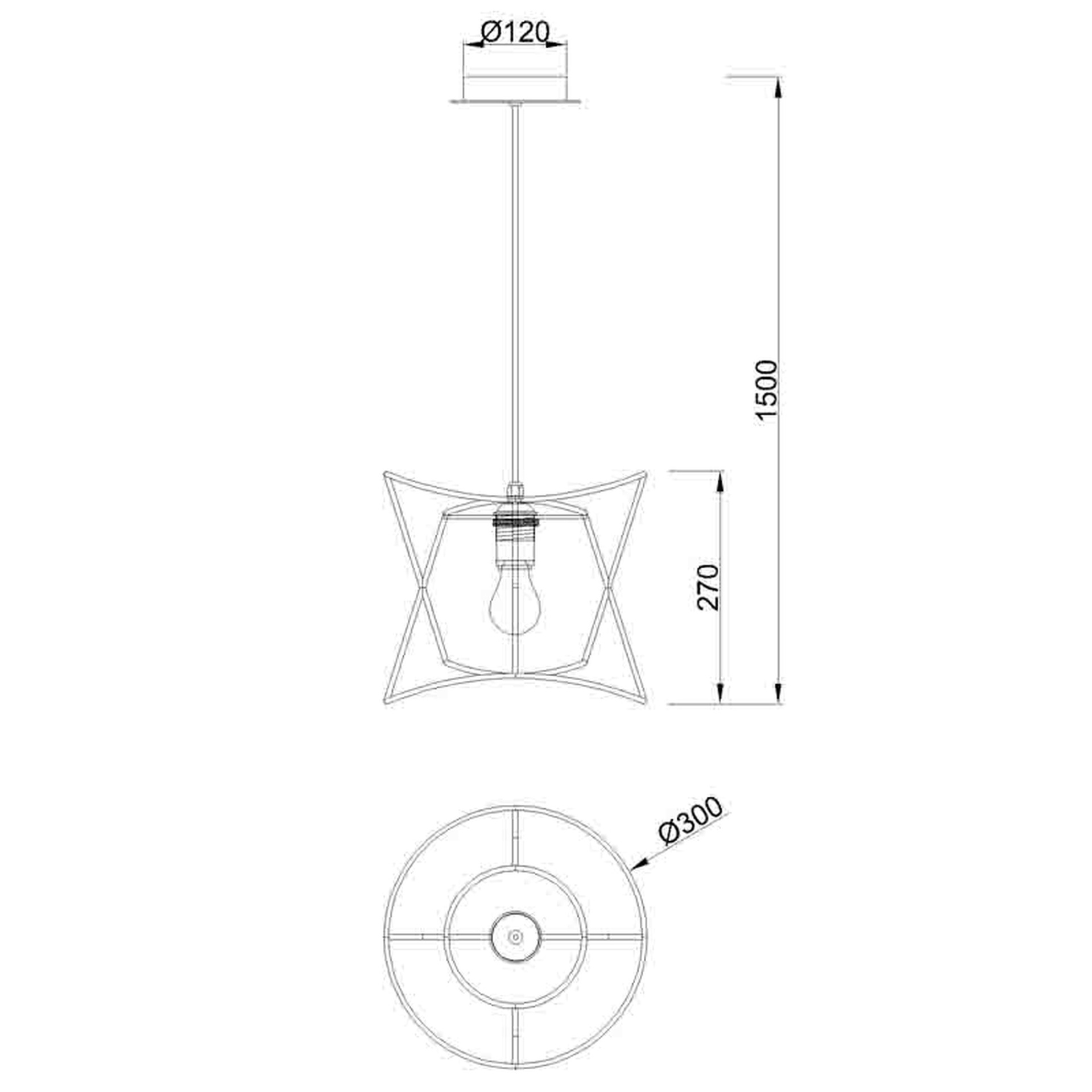 POLINESIA * PENDANT 30 CM DIAMETER - IP44