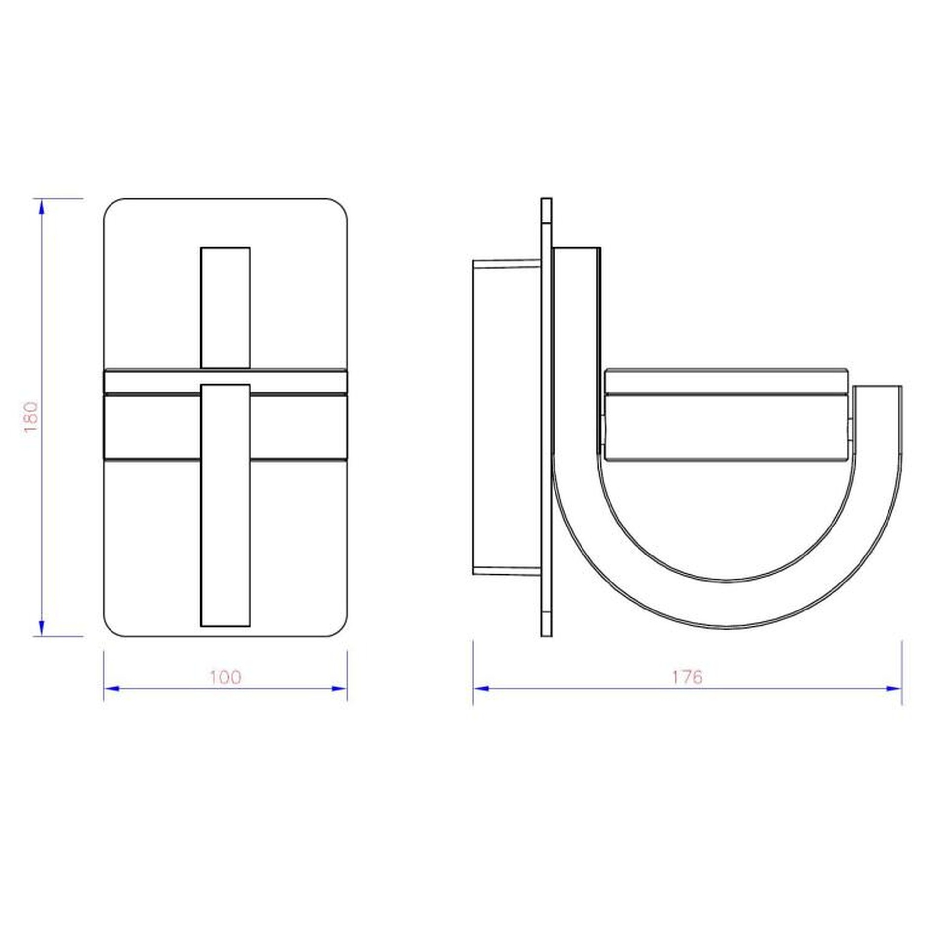 IGUAZU * APPLIQUE ESTERNO GIREVOLE 1L*GX53  BIANCO