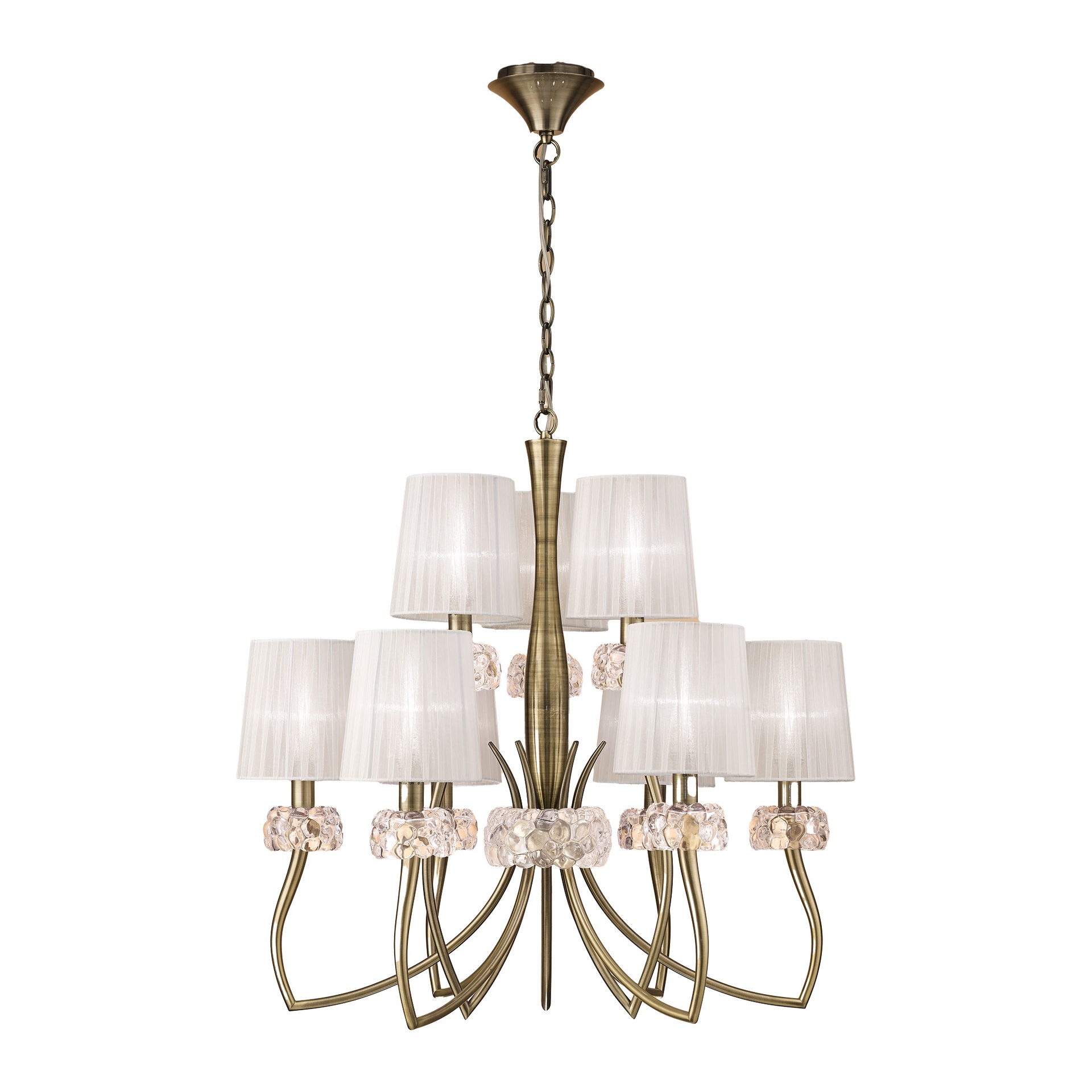 ***OFER/DES***  LOEWE CUOIO * LAMPADA 6+3L