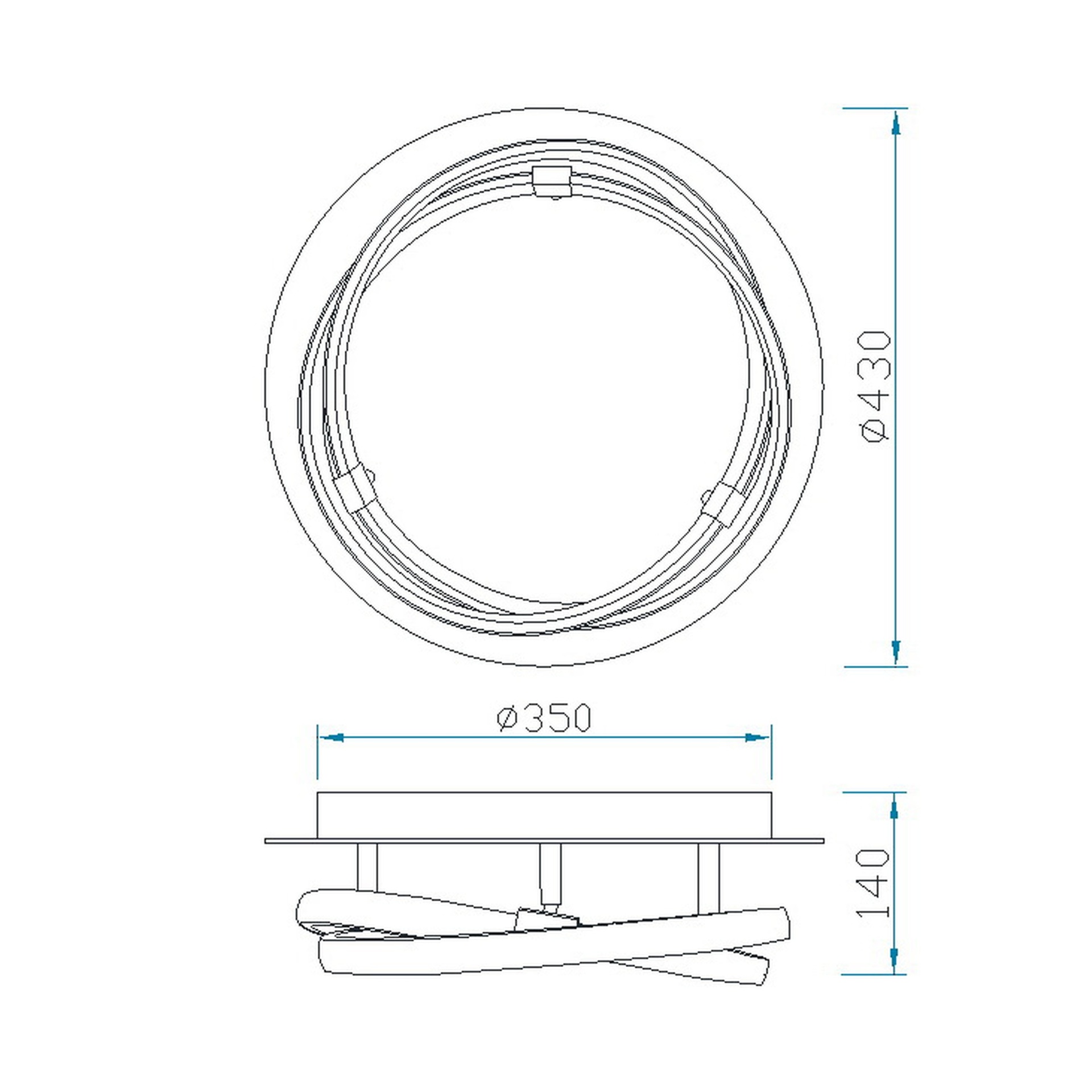Infinity · Plafones · Plata Cromo