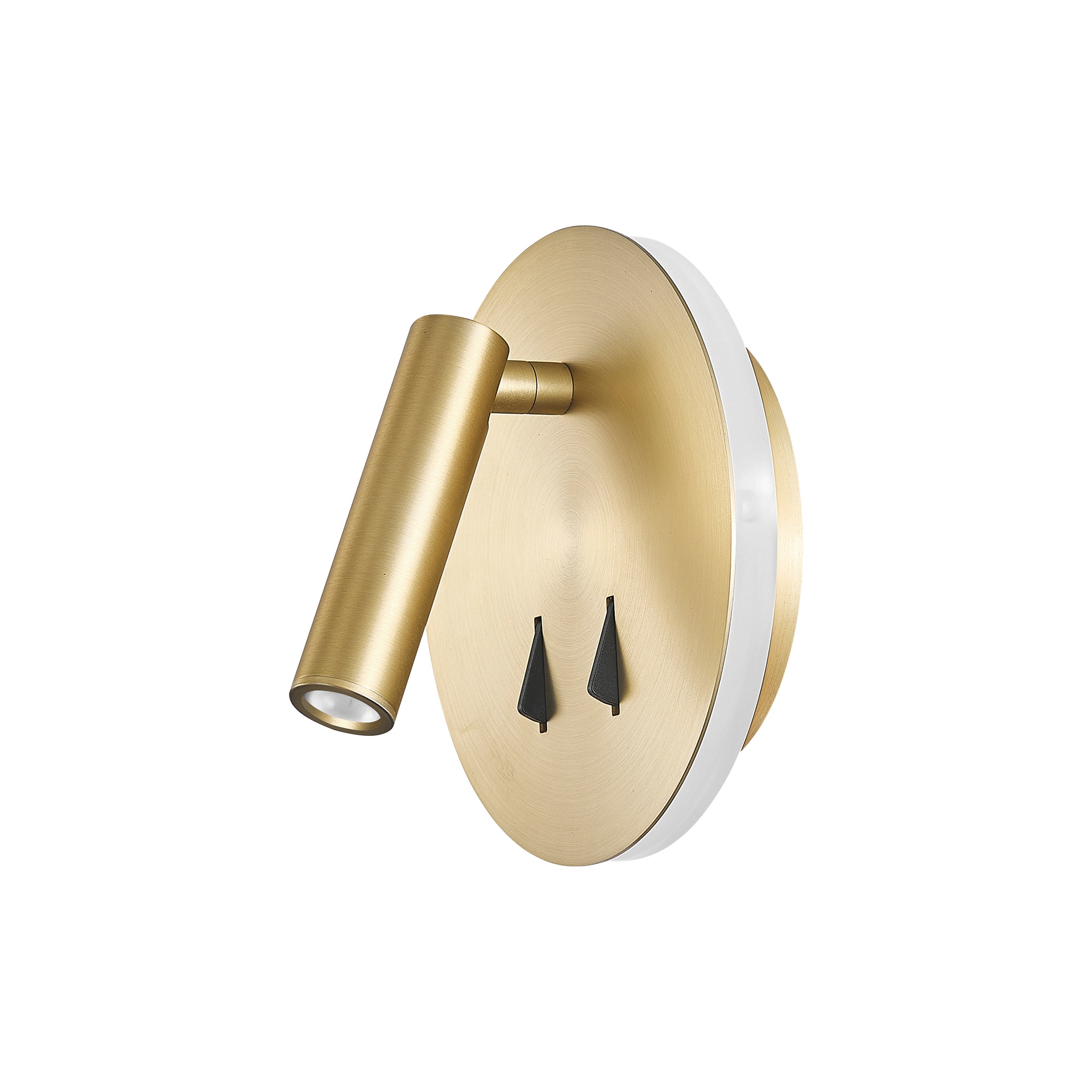 CAYMAN R* LED READING WALL LAMP 3W+6W 3000K GOLD MATE