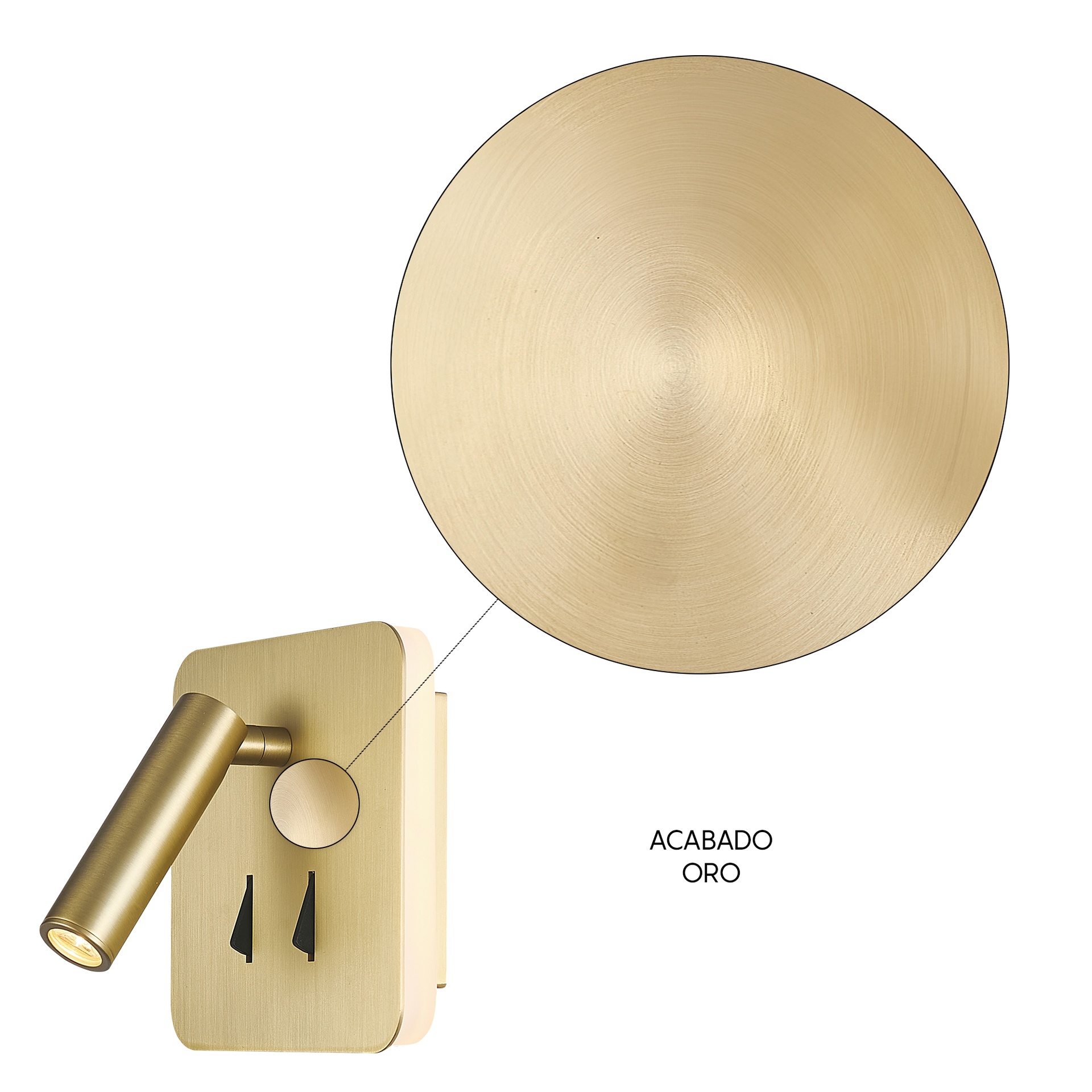 Cayman · Luminaires muraux · Or