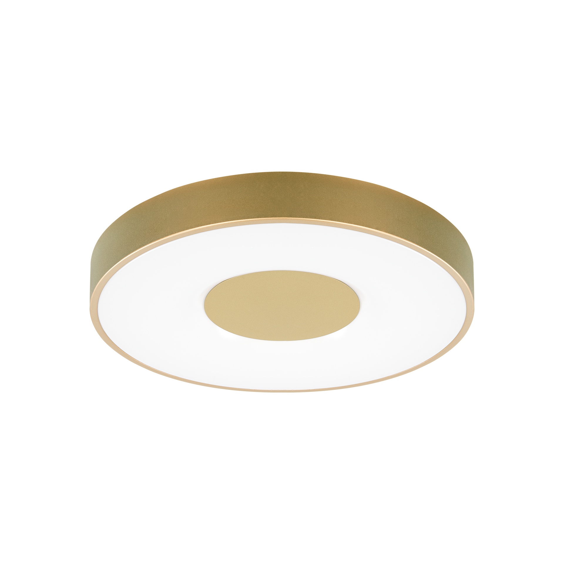 COIN * PLAFONNIER LED ROND 80W - 2700-5000K - AVEC TÉLÉCOMMANDE - OR
