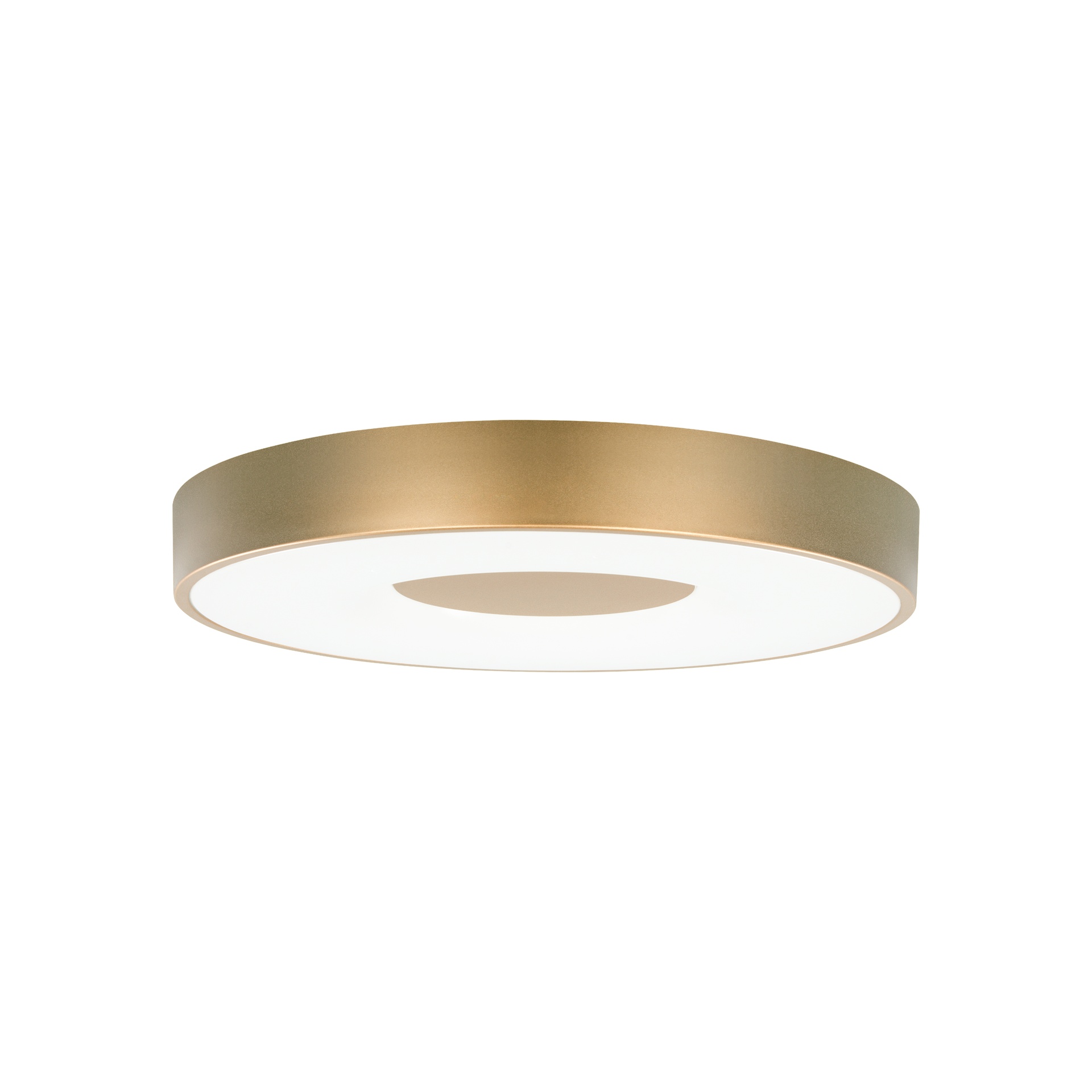COIN * PLAFONNIER LED ROND 80W - 2700-5000K - AVEC TÉLÉCOMMANDE - OR