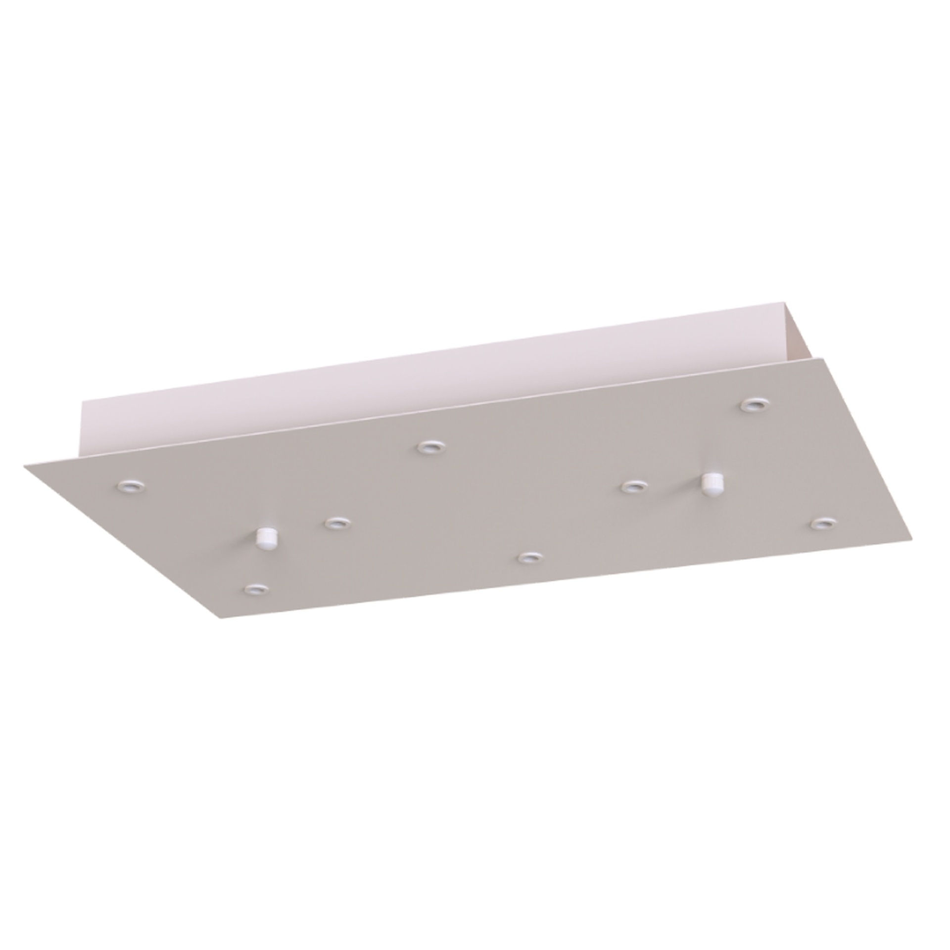 MODULAR LIGHT * PLATE RECTANGULAR 8L -  WHITE