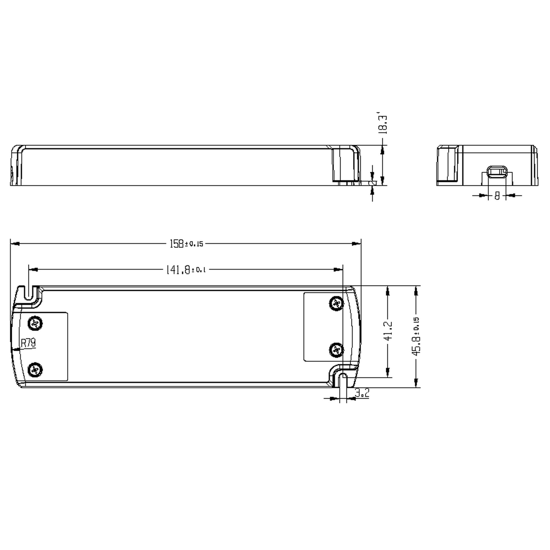 MODULAR LIGHT * DRIVER 24V 36W TRIAC