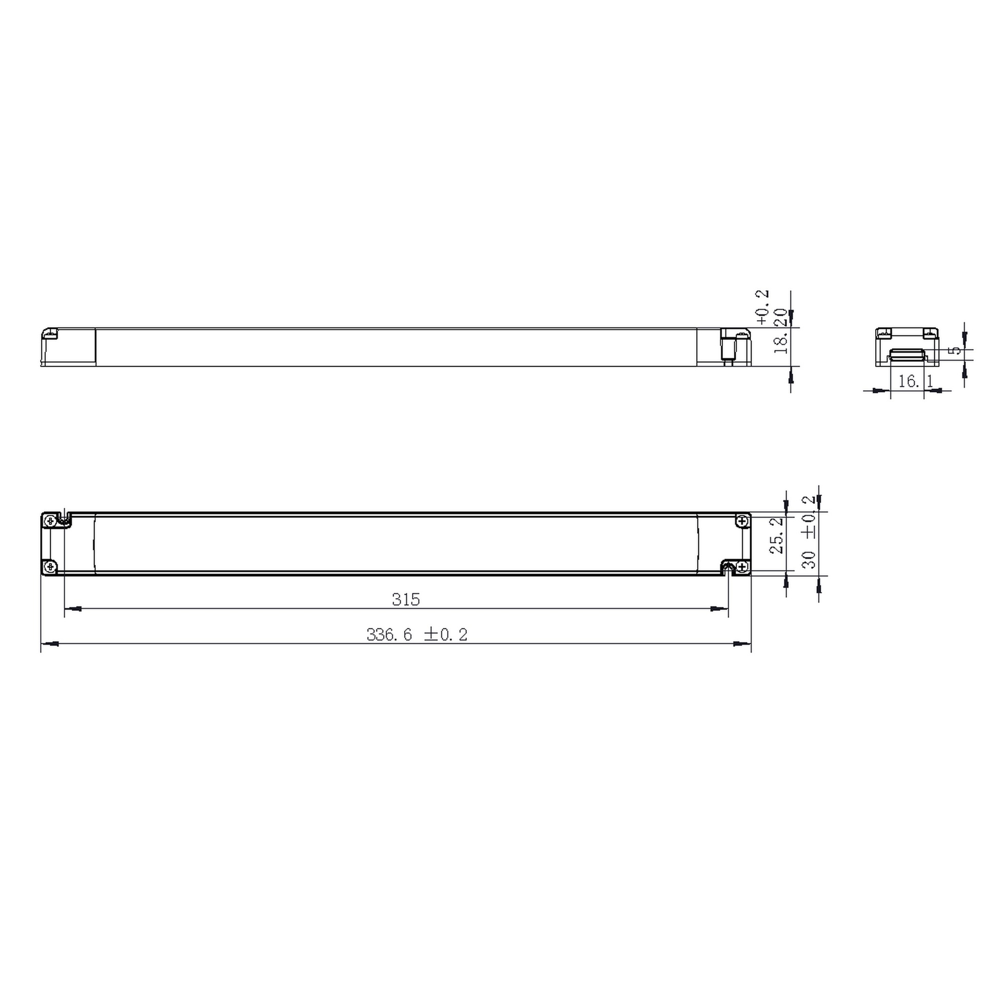 MODULAR LIGHT * DRIVER 24V 100W TRIAC