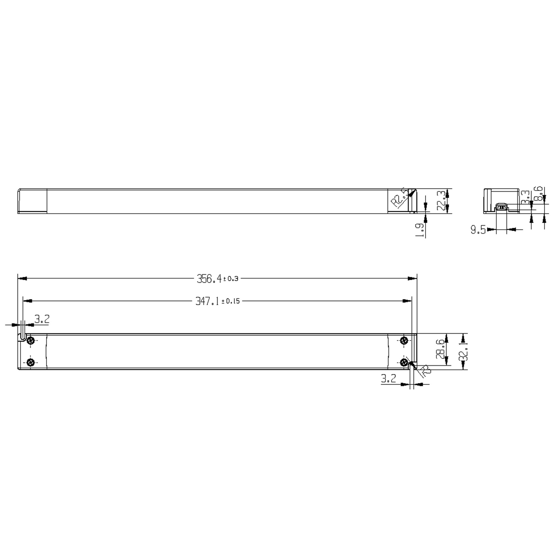 MODULAR LIGHT * DRIVER 24V 150W TRIAC
