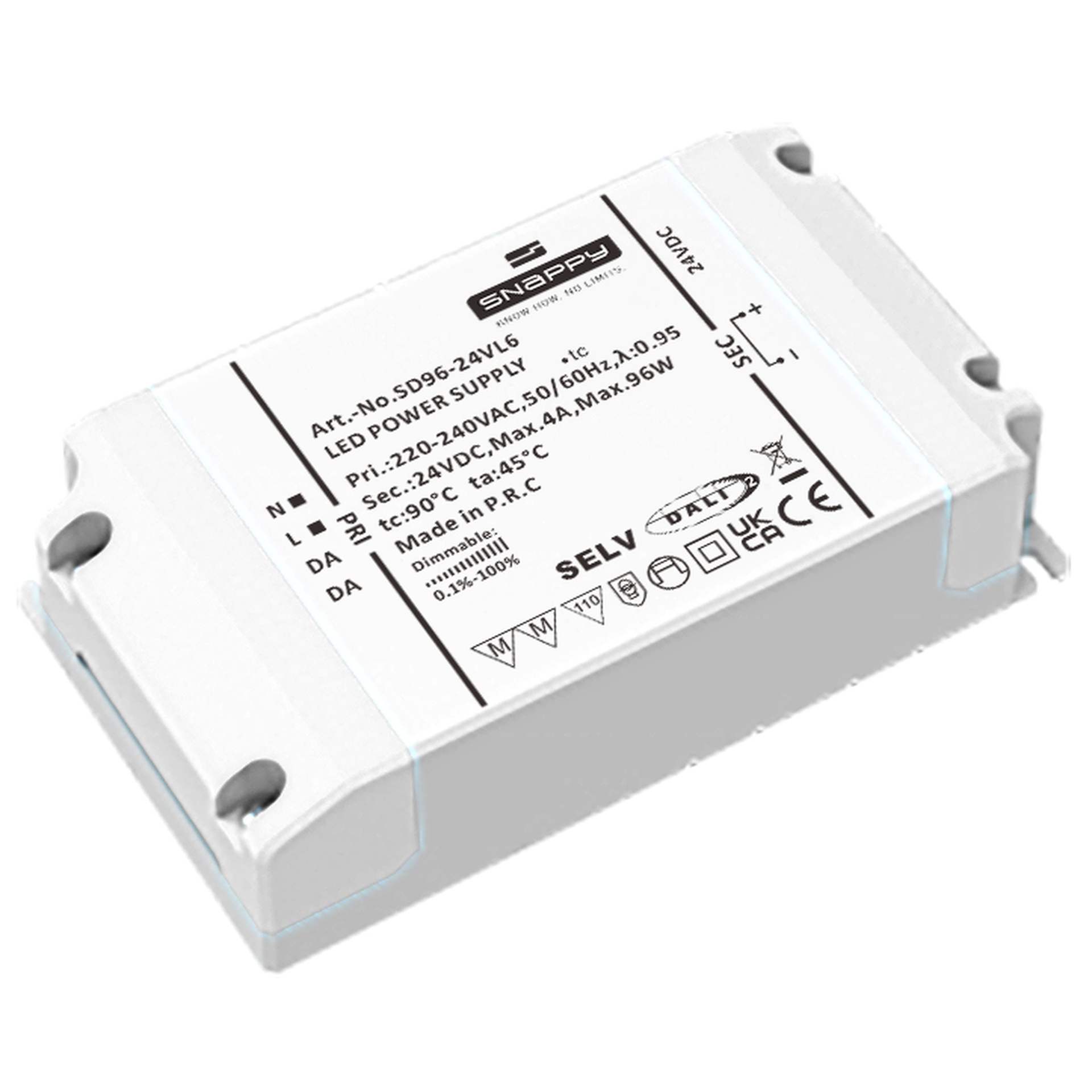 Modular Light * Driver 24V 96W DALI/Push-dim