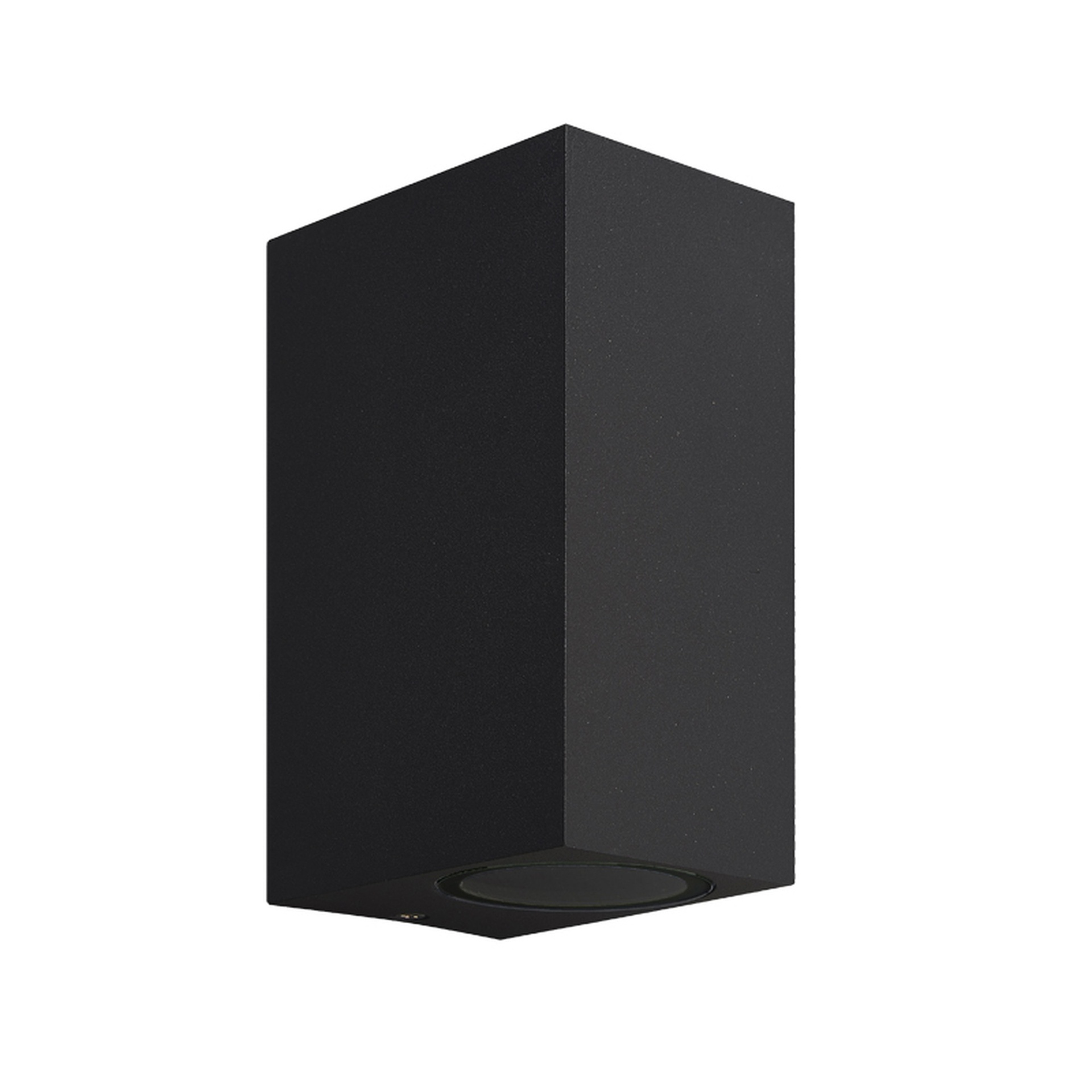 KANDANCHU * APPLIQUE ESTERNO QUAD. 2L*GU10 NERO