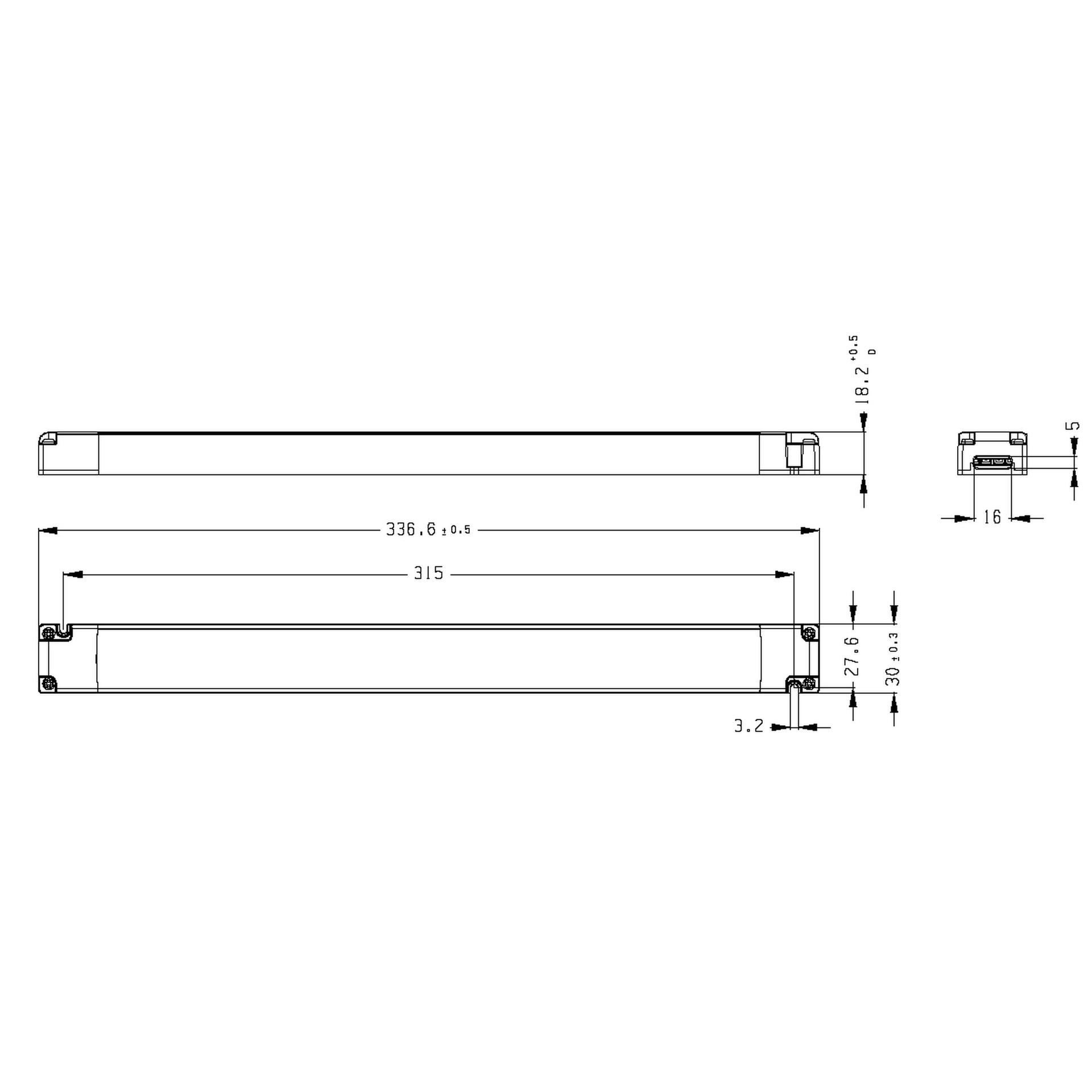 Modular Light * Driver 24V 150W DALI/Push-dim