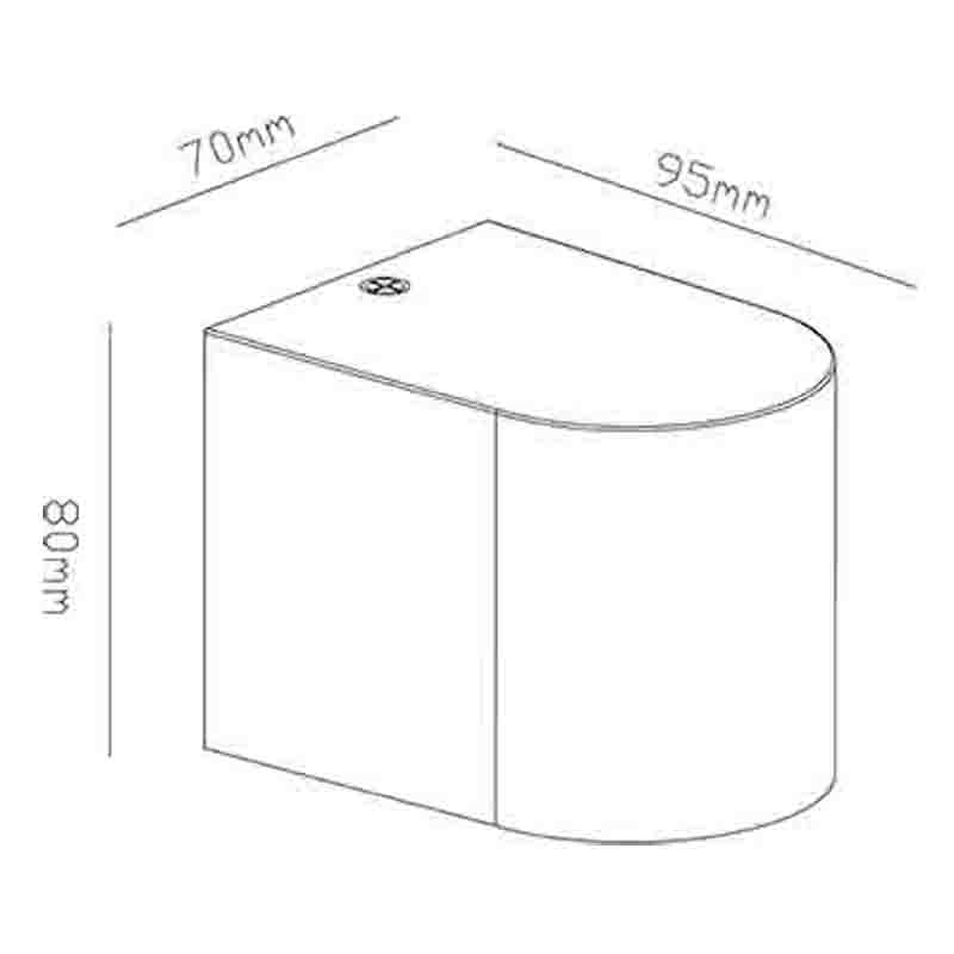 KANDANCHU * EXTERIOR WALL LAMP 1L*GU10 BLACK