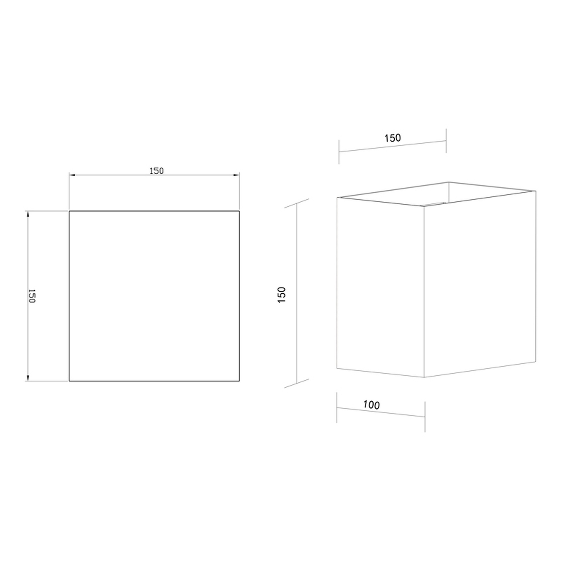 Davos · Luminarias de pared · Corten