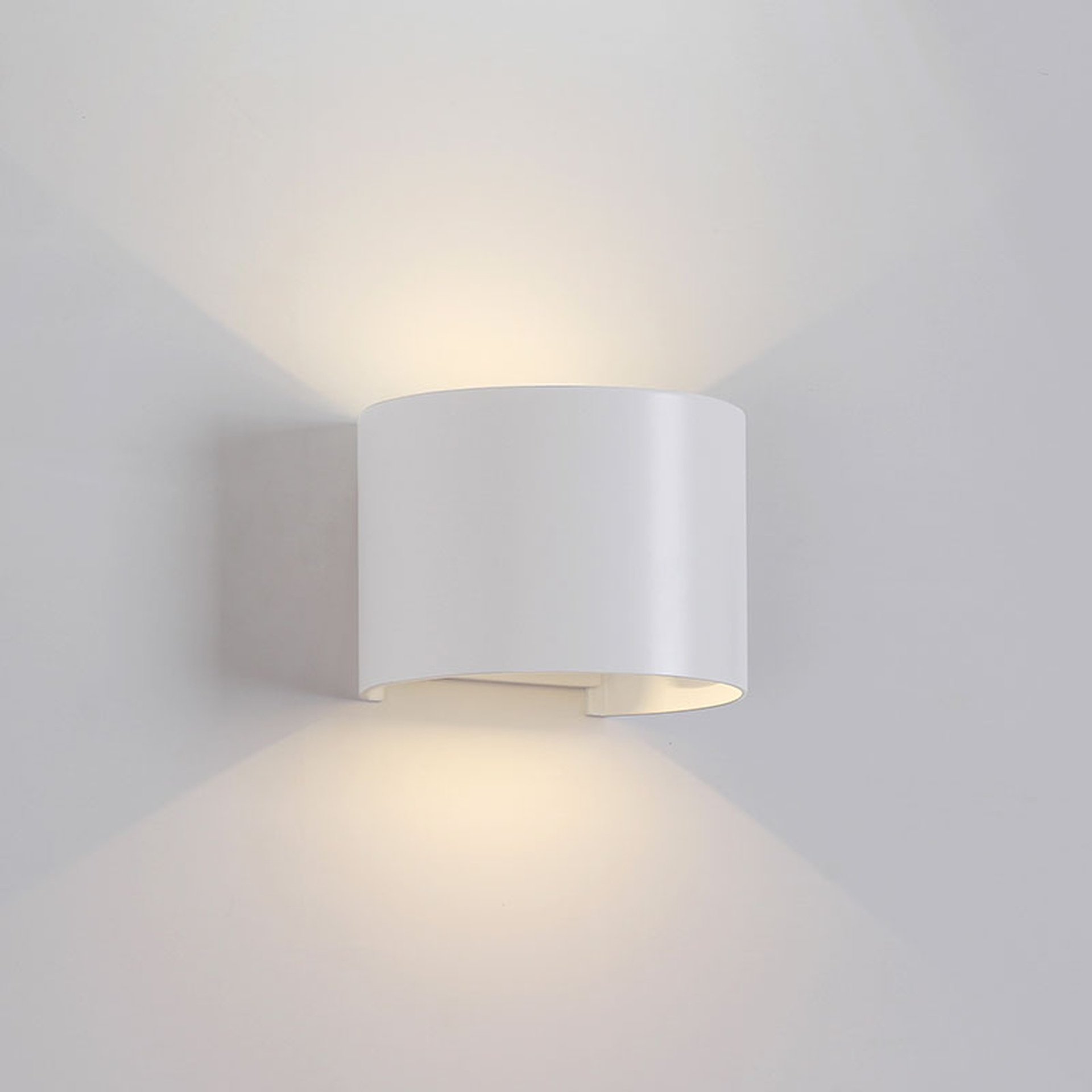 DAVOS * APPLIQUE ESTERNO RED. LED* 2*6W 4000K  BIANCO