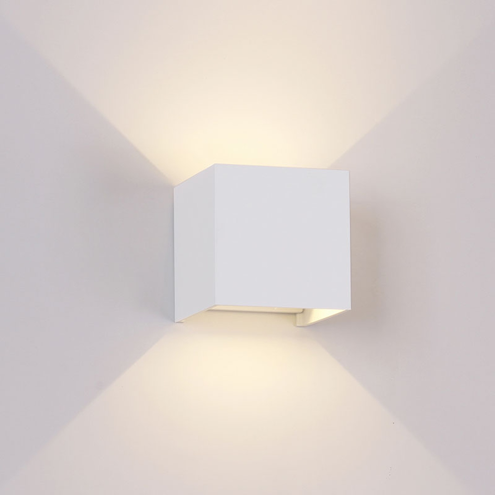 DAVOS * LED EXTERIOR WALL LAMP * 2*6W 2700K DIMMABLE WHITE