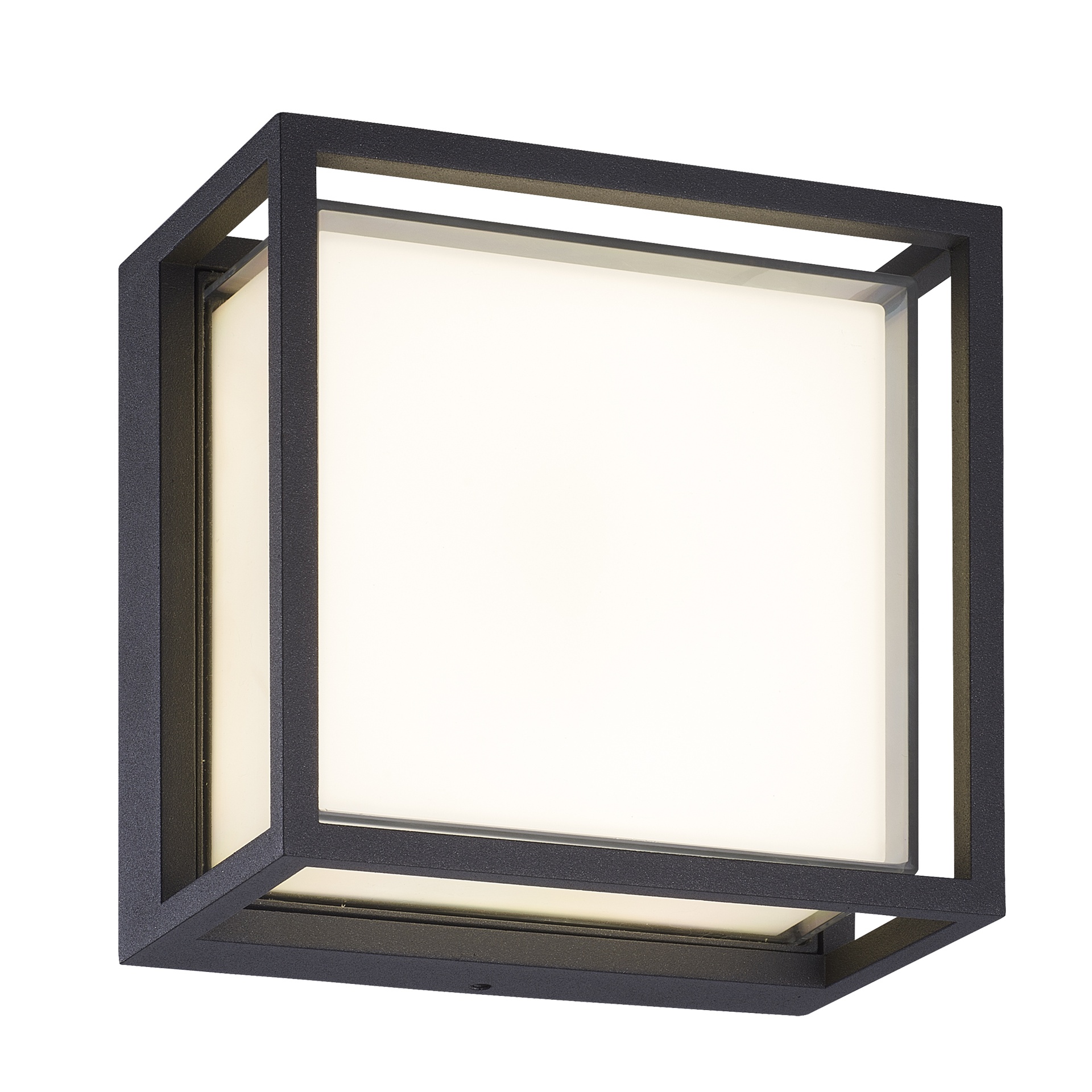 CHAMONIX * CEILING/EXTERIOR WALL LAMP DARK GREY LED IP65 - 9W  - CCT 2700K-3200K-4000K