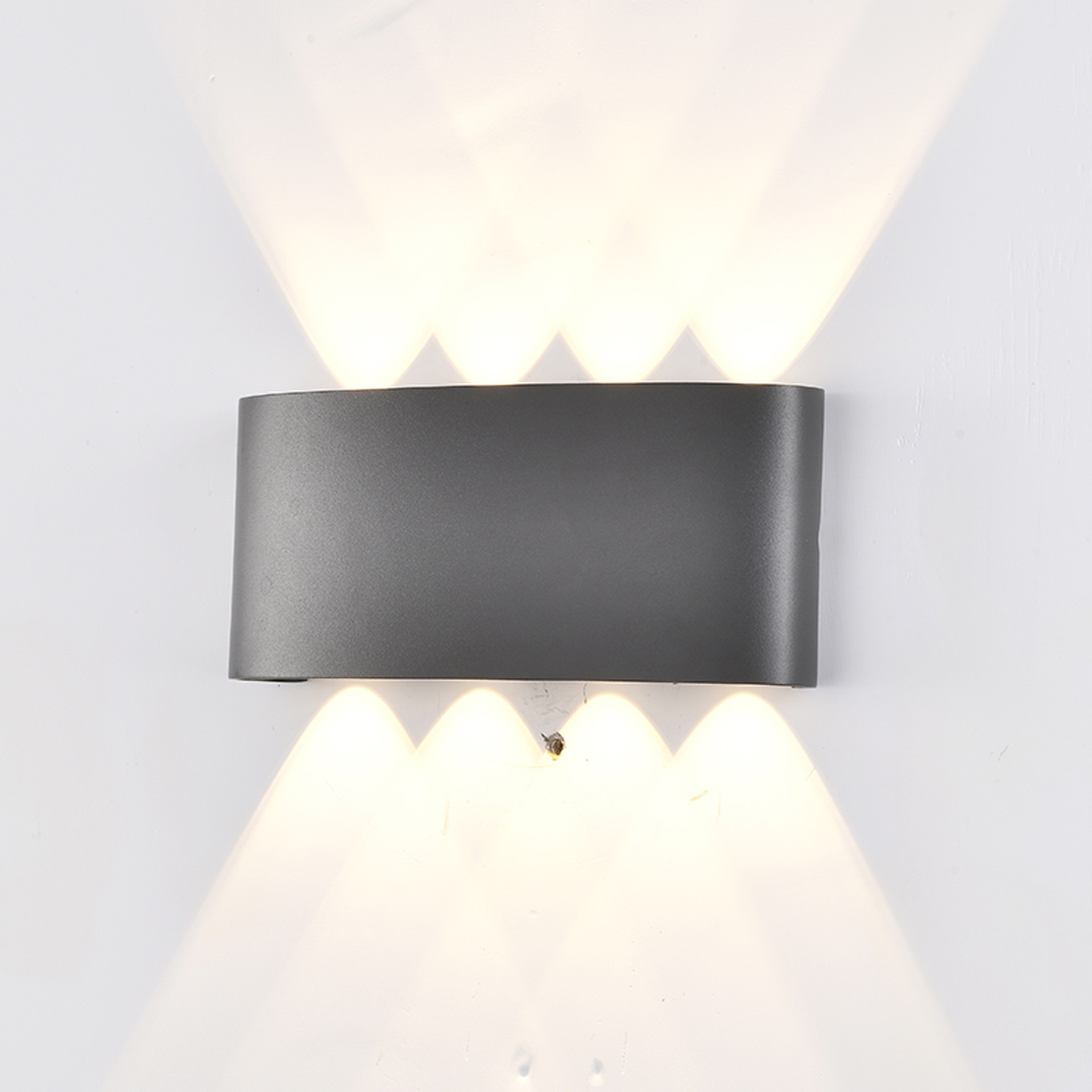 ARCS * LED EXTERIOR WALL LAMP  8*1W 3000K DARK GREY