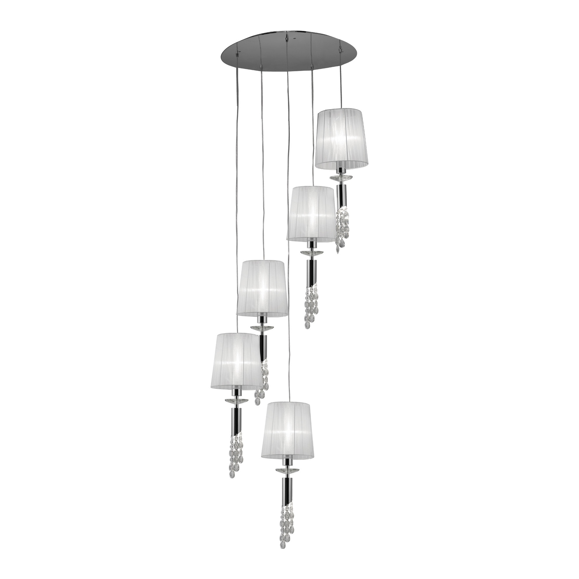Tiffany · Luminarias de techo · Cromo
